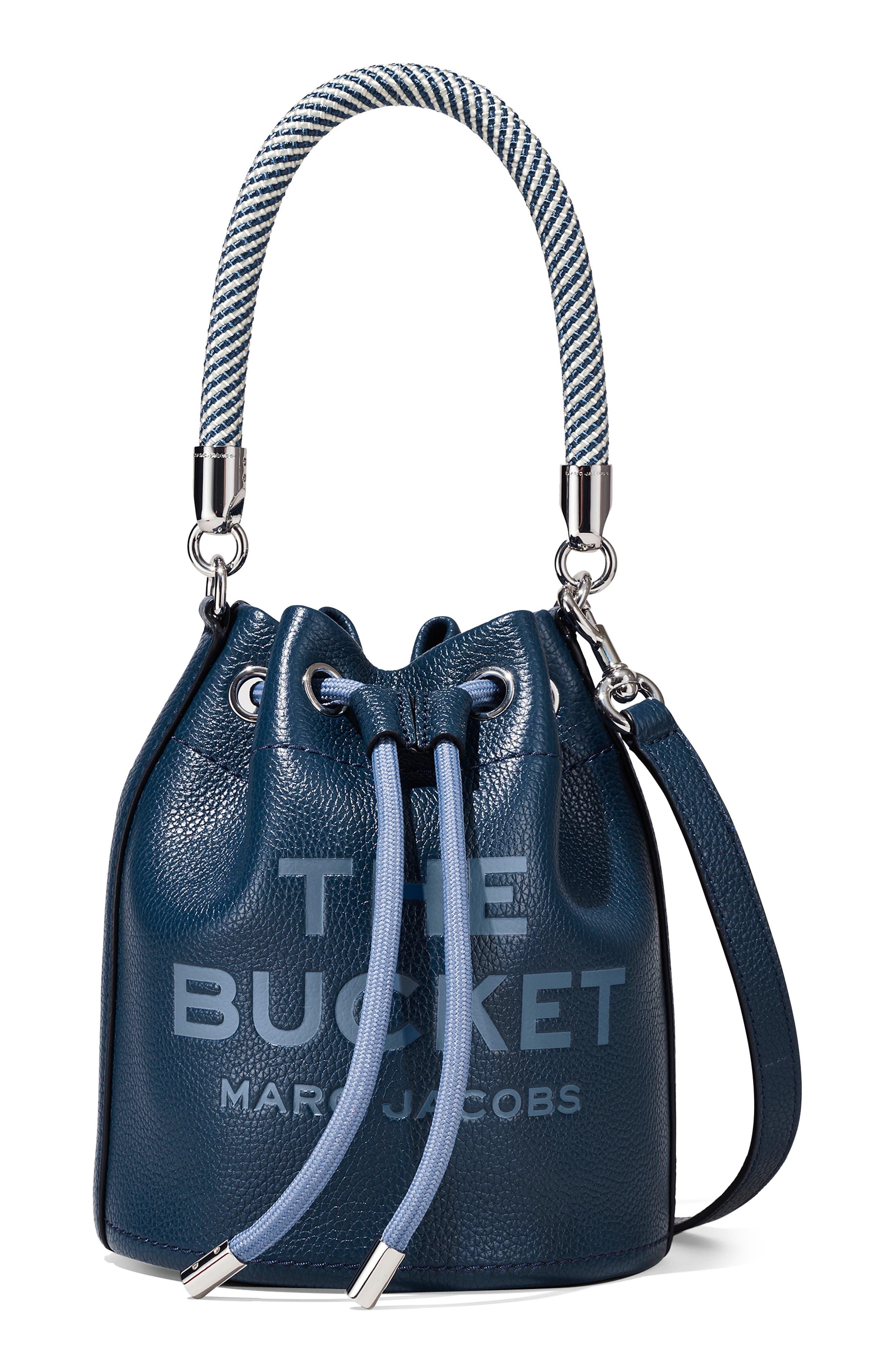 Marc Jacobs The Leather Bucket Bag in Blue | Lyst