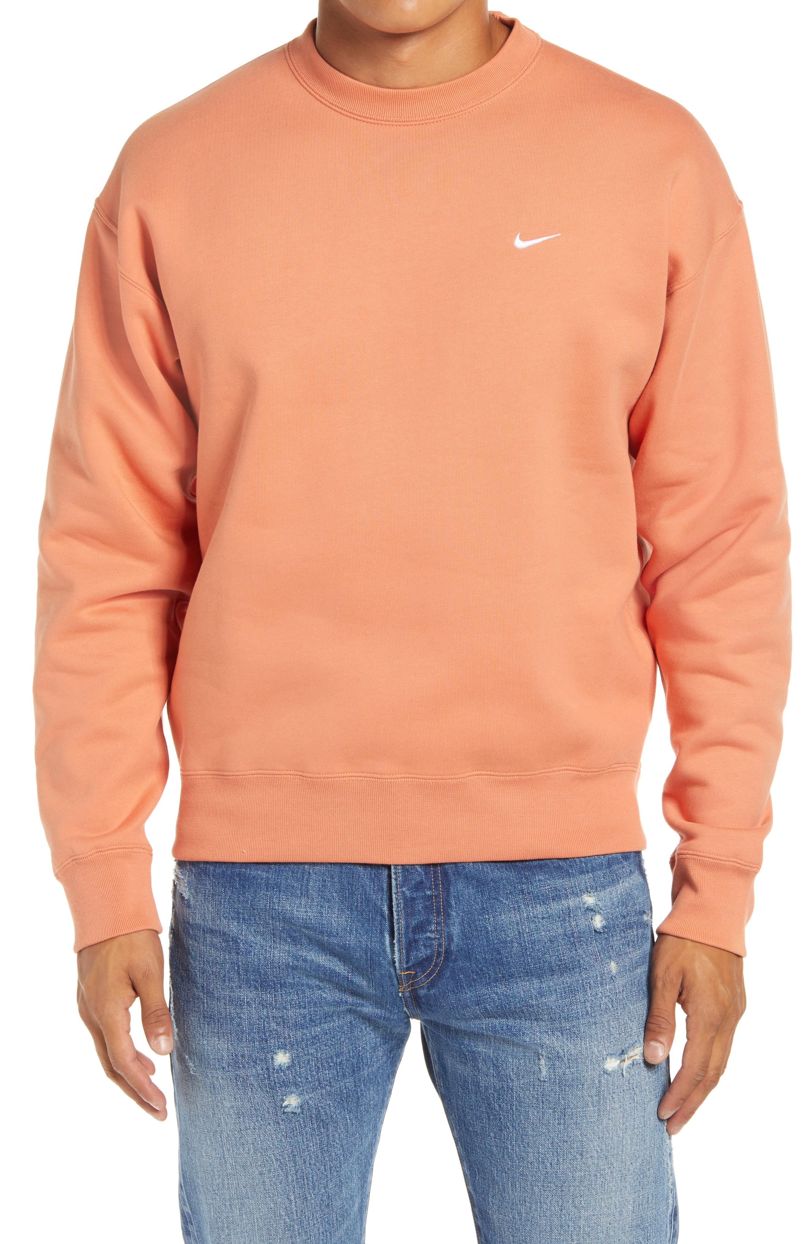 Nike Nrg Men's Crewneck Fleece Sweatshirt in Orange for Men - Lyst