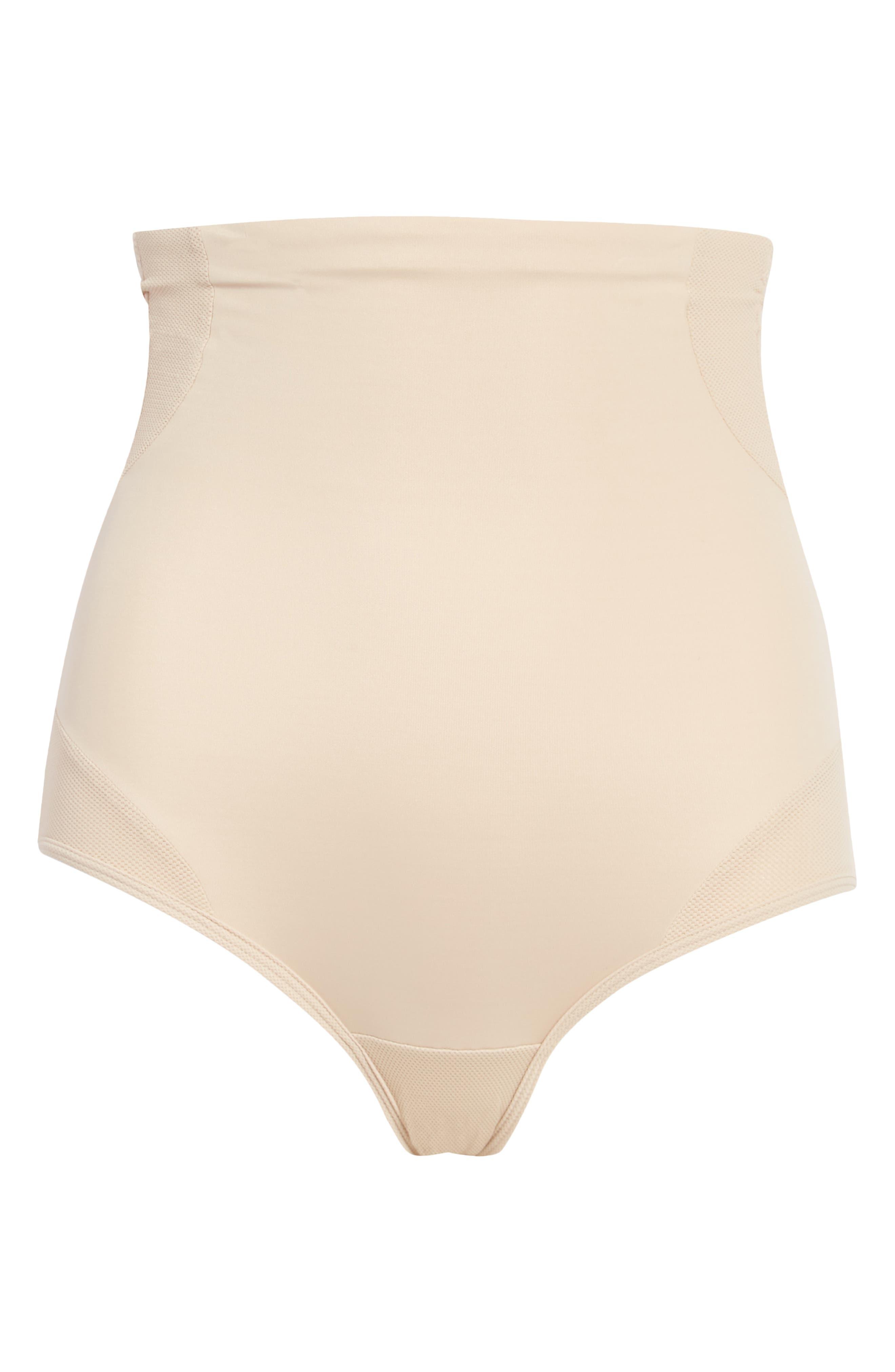 Tc Fine Intimates Cooling High Waist Shaping Briefs in Natural