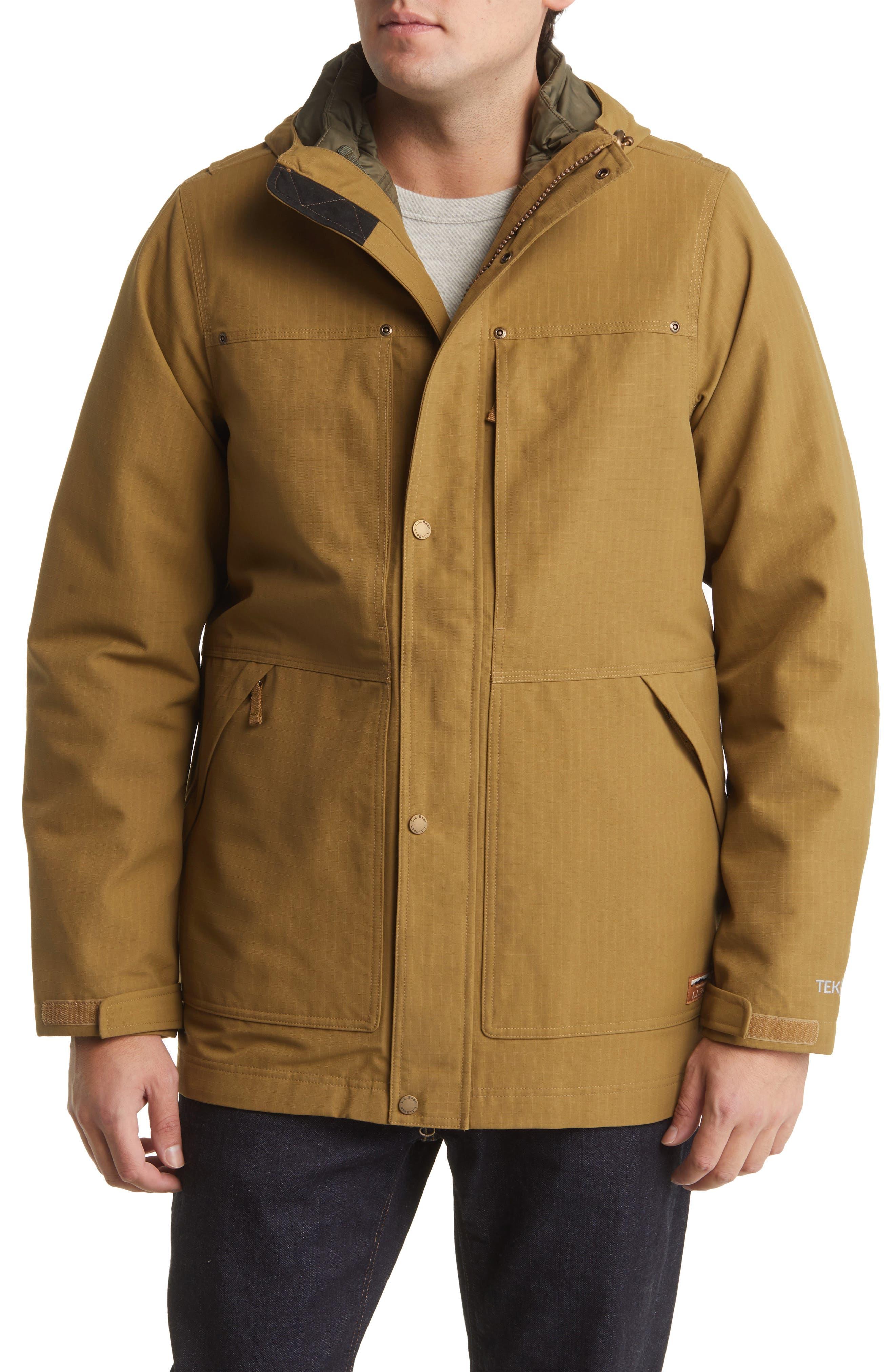 L.L. Bean rugged 3-in-1 Waterproof Recycled Nylon Parka in Brown for Men |  Lyst