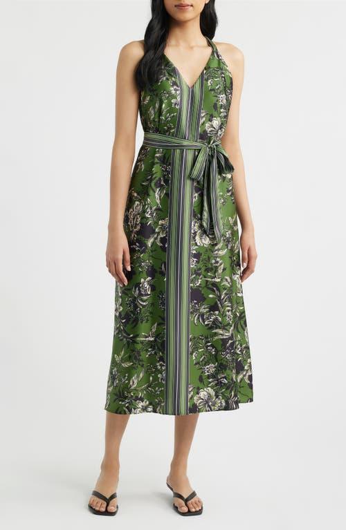 eliza j floral print halter maxi dress Eliza J