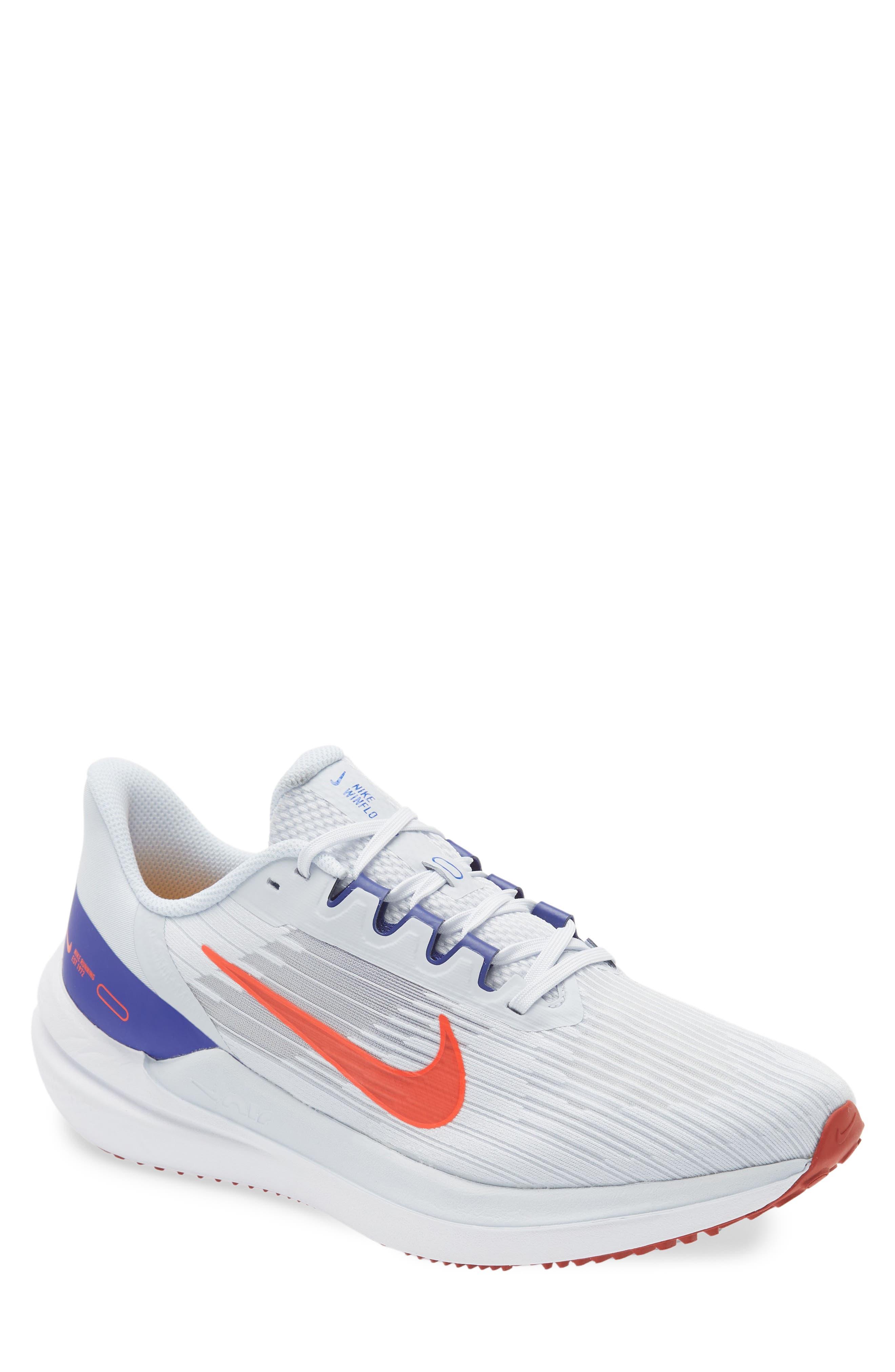 Nike Air Winflo 9 Running Shoe in White for Men | Lyst