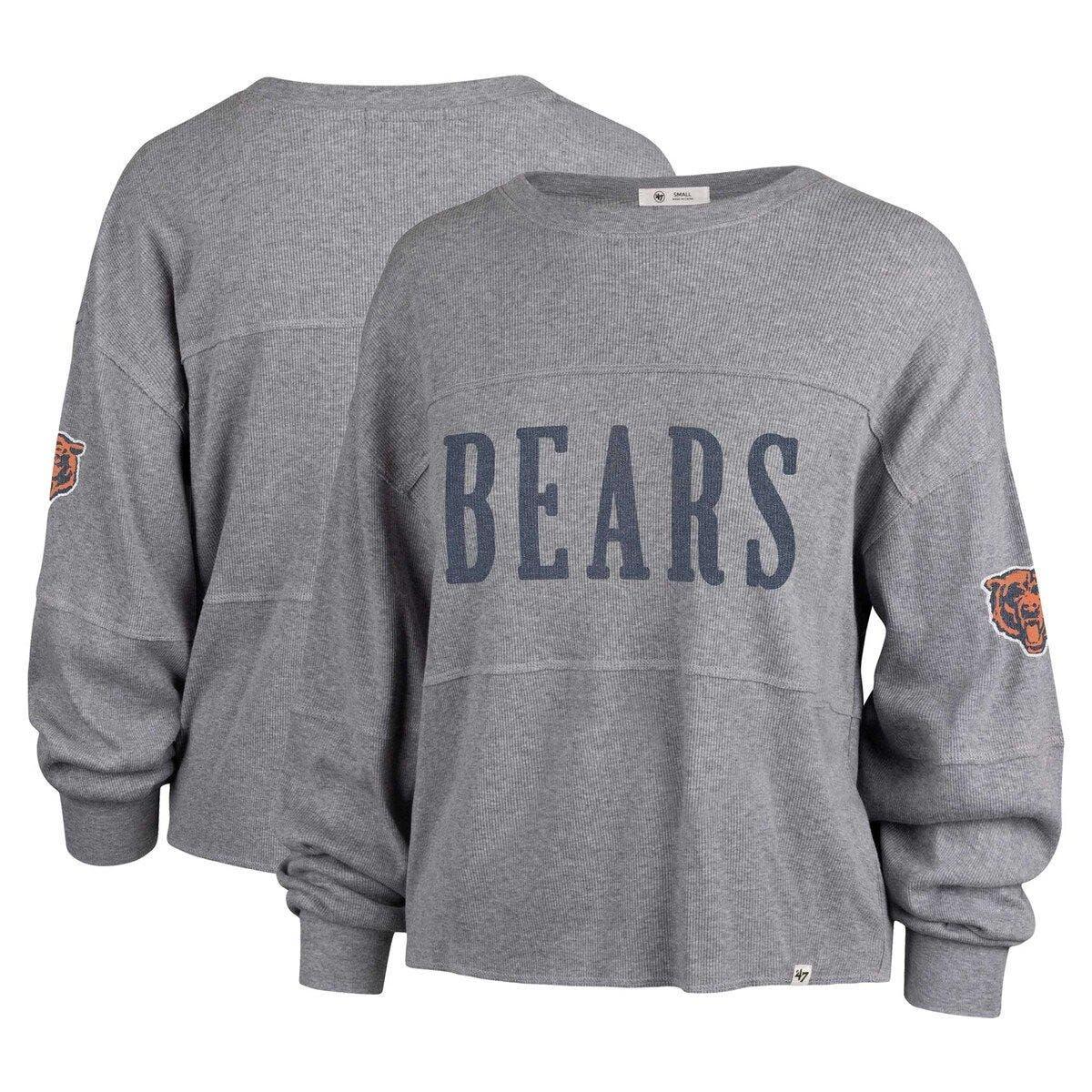 Women's '47 White Chicago Bears Statement Long Sleeve T-Shirt