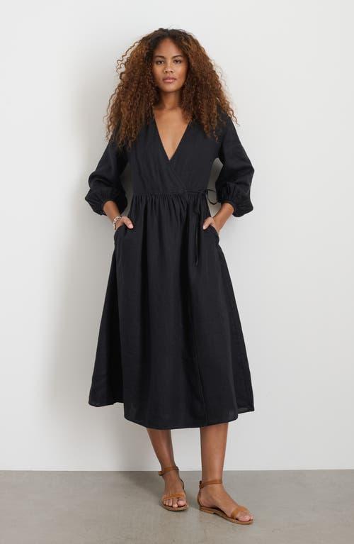 black linen dresses for women KnowledgeCotton Apparel Women's Classic Dress This high summer 22 collection is full of cut Femme Linen Dress | Bohomey