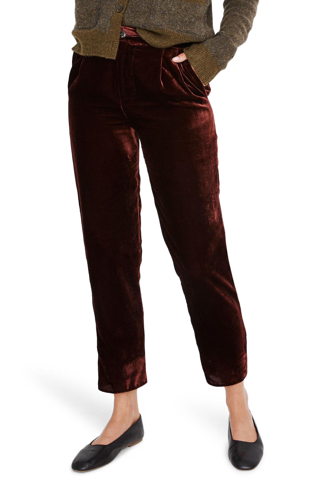 madewell velvet pants