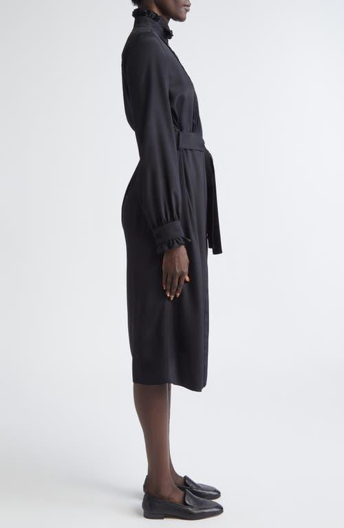 puff shoulder long sleeve dress Long Black Corset Formal Dress with Puff Sleeves - Size 18