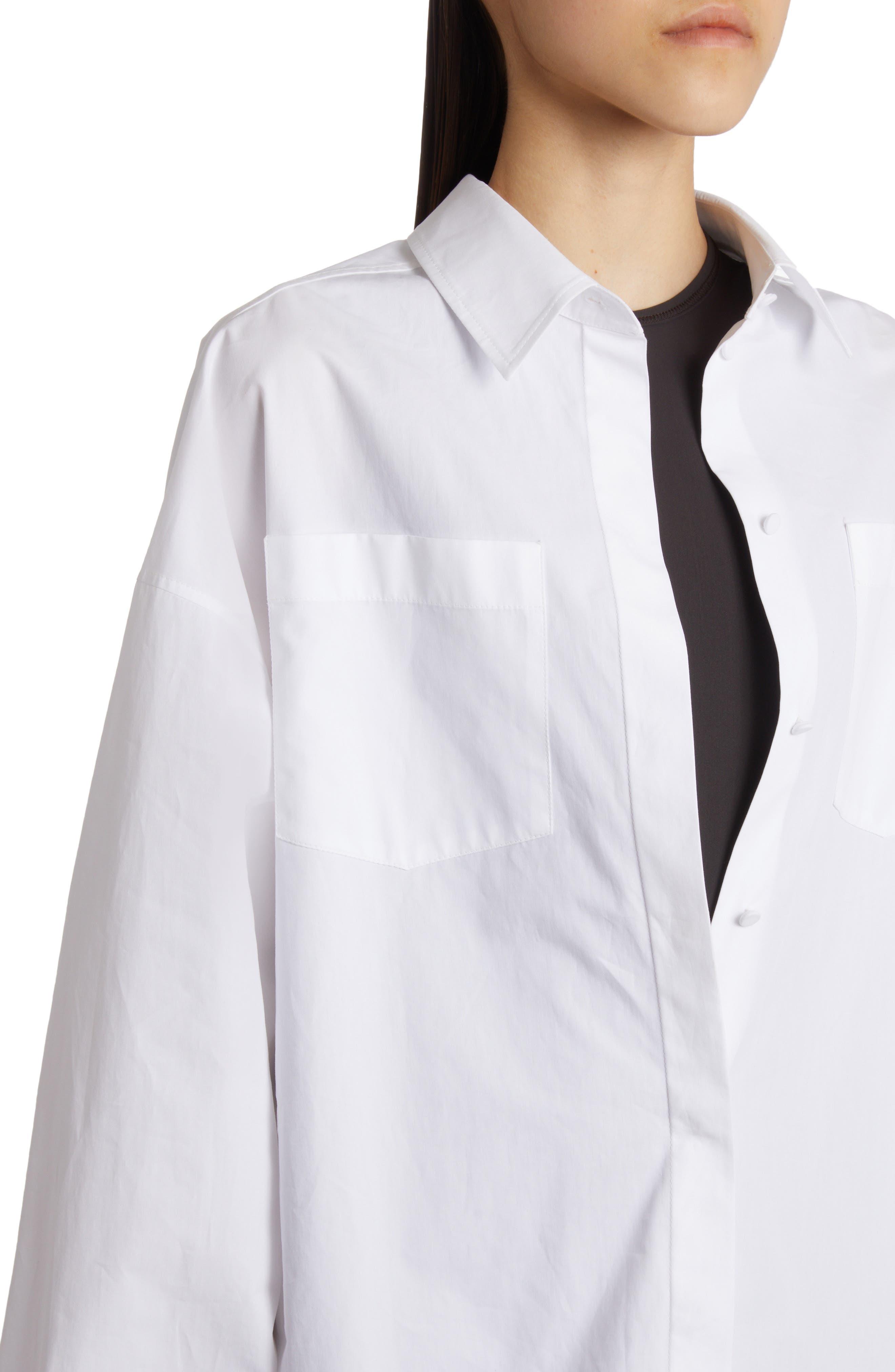 Valentino Garavani Compact Popeline midi shirt dress - White