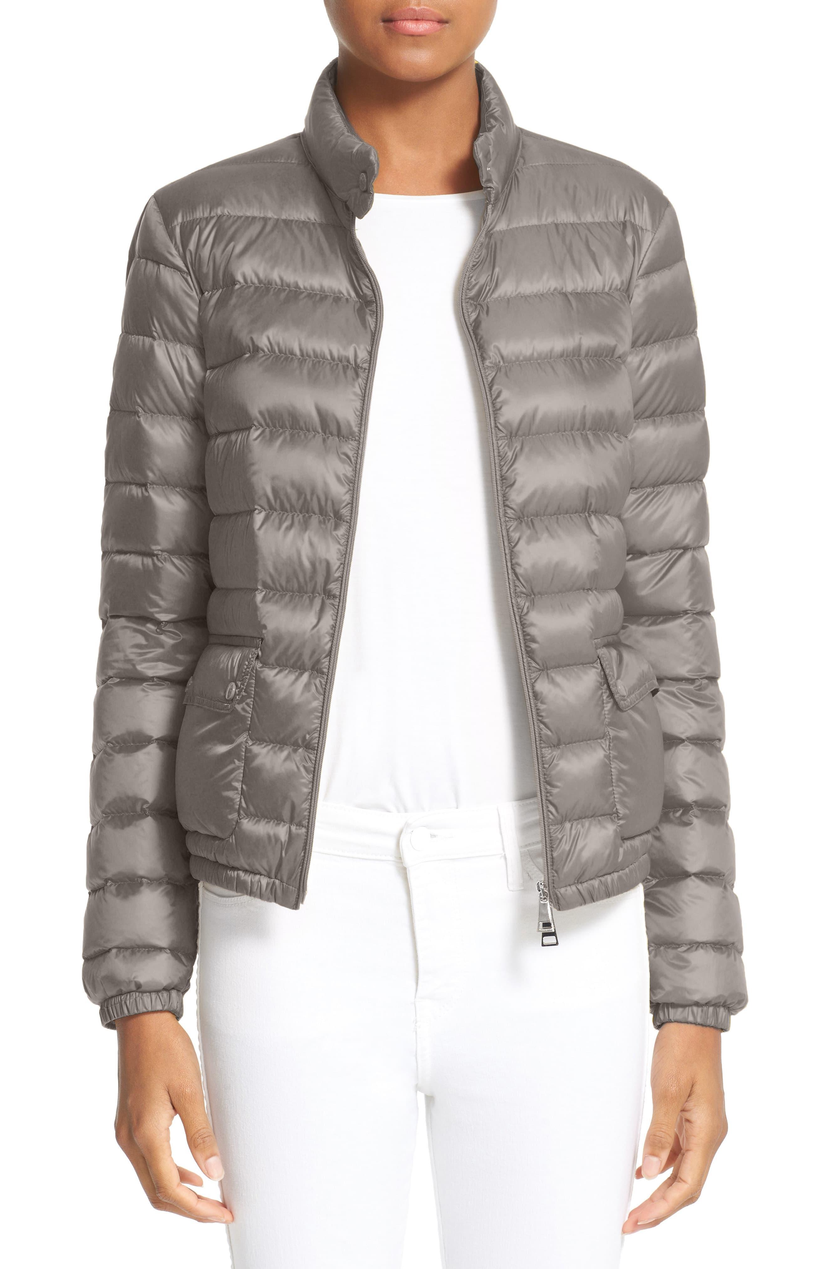 Moncler Synthetic Lans Water Resistant Quilted Down Jacket in Grey (Gray) -  Lyst
