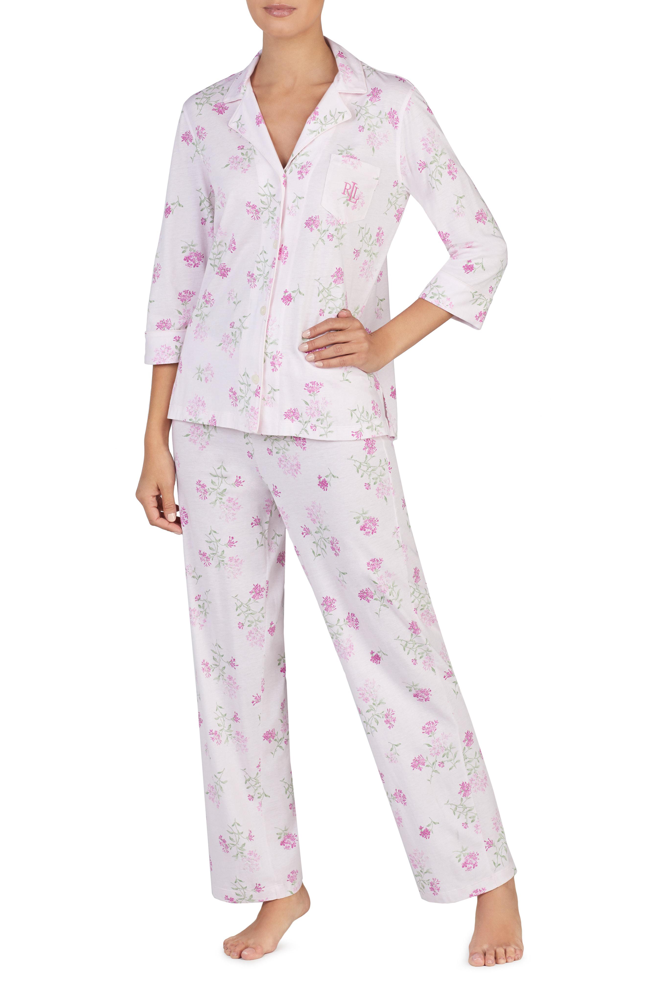 ralph lauren floral pajamas