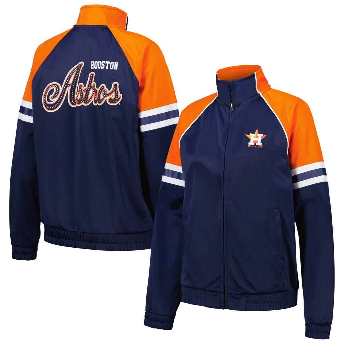 G-III 4Her by Carl Banks Houston Astros First Place Raglan Full-zip Track  Jacket At Nordstrom in Blue