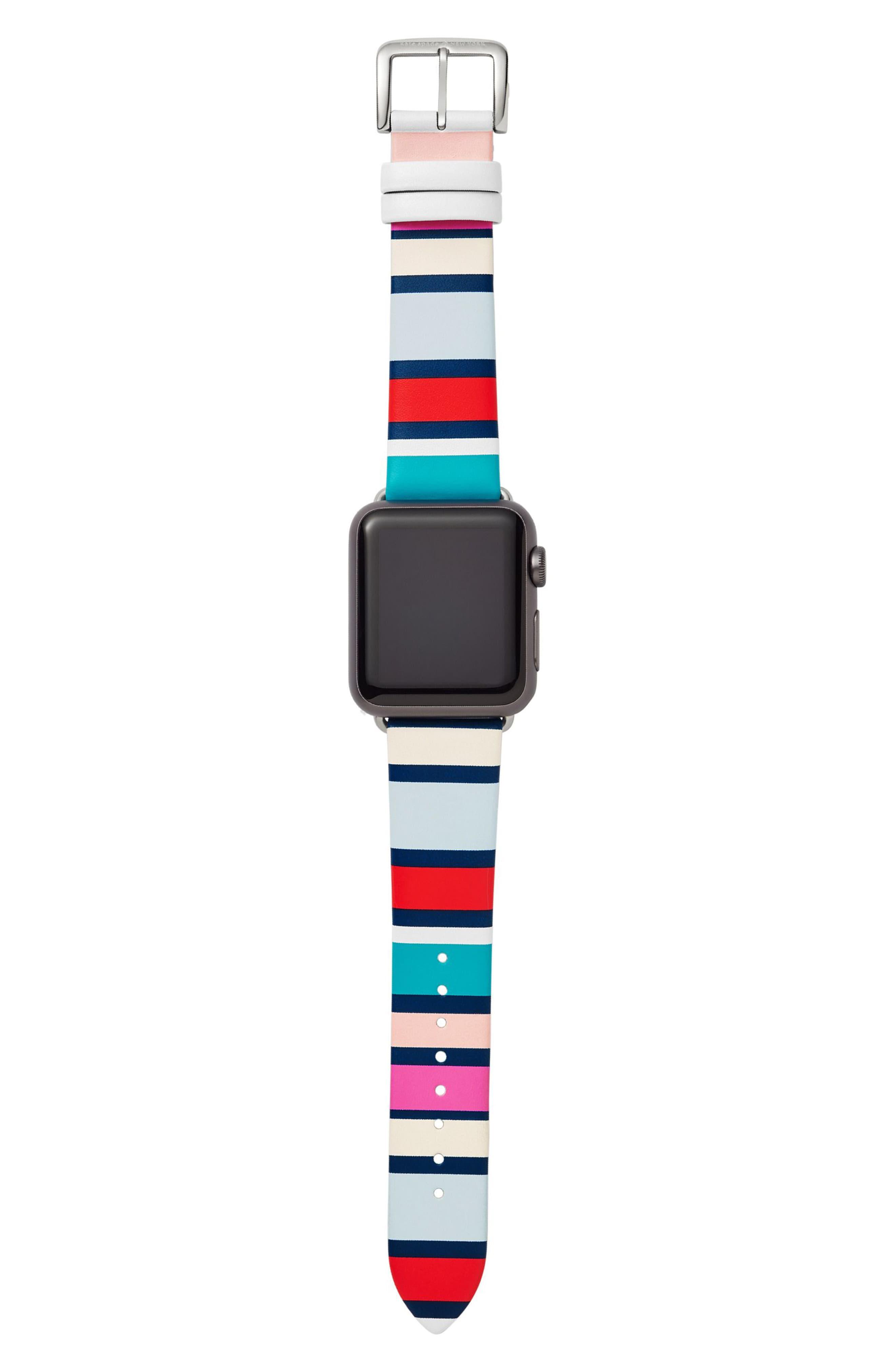 Kate Spade Leather Apple Watch Strap in Red Lyst