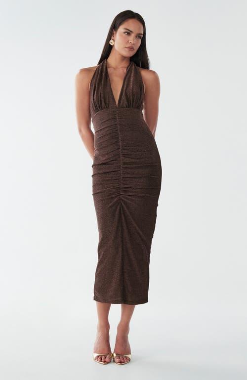 BWLDR Lizette Dress in Metallic | Lyst