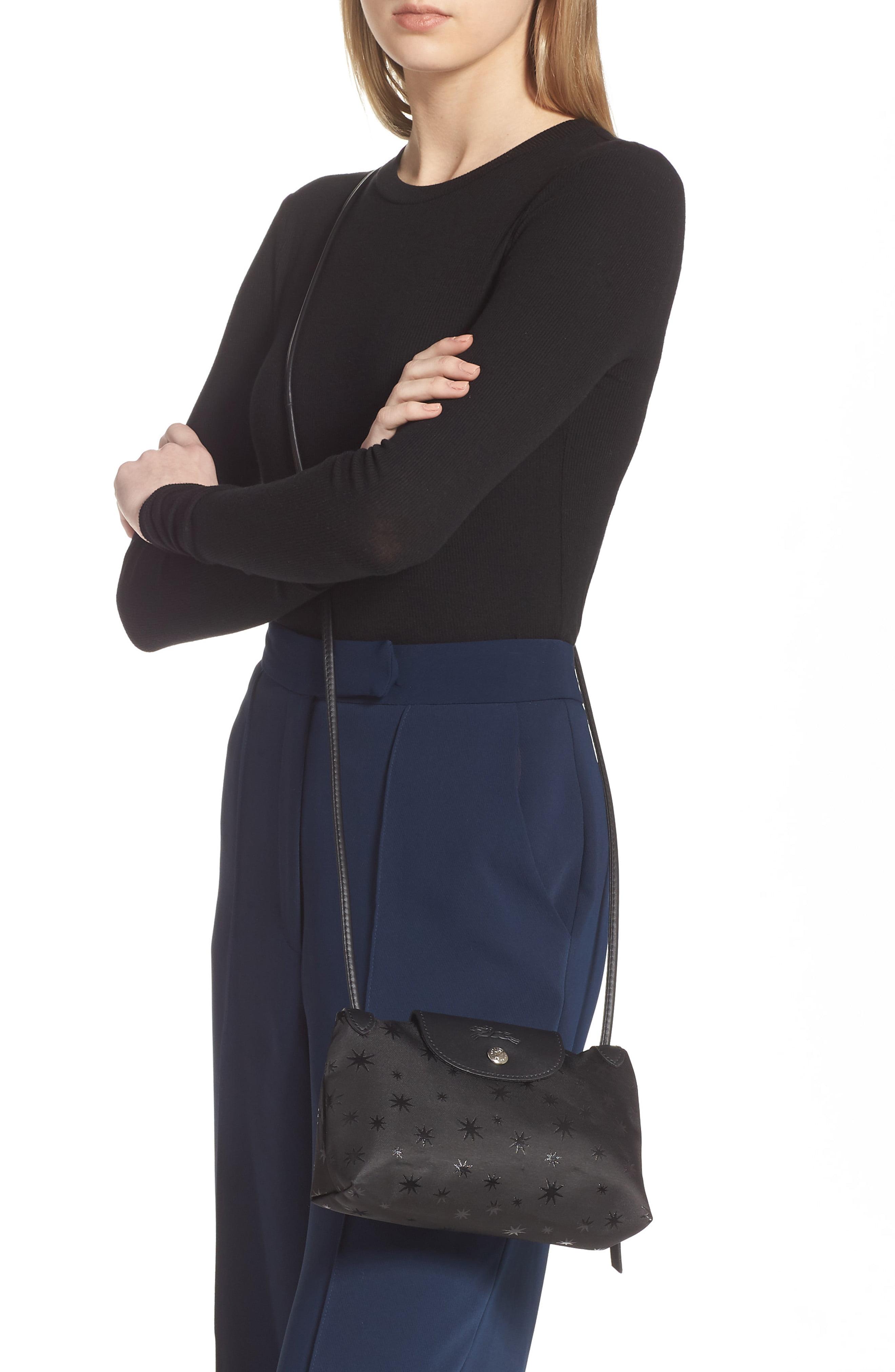 Longchamp Le Pliage Neo Crossbody Bag, Black IUCN Water