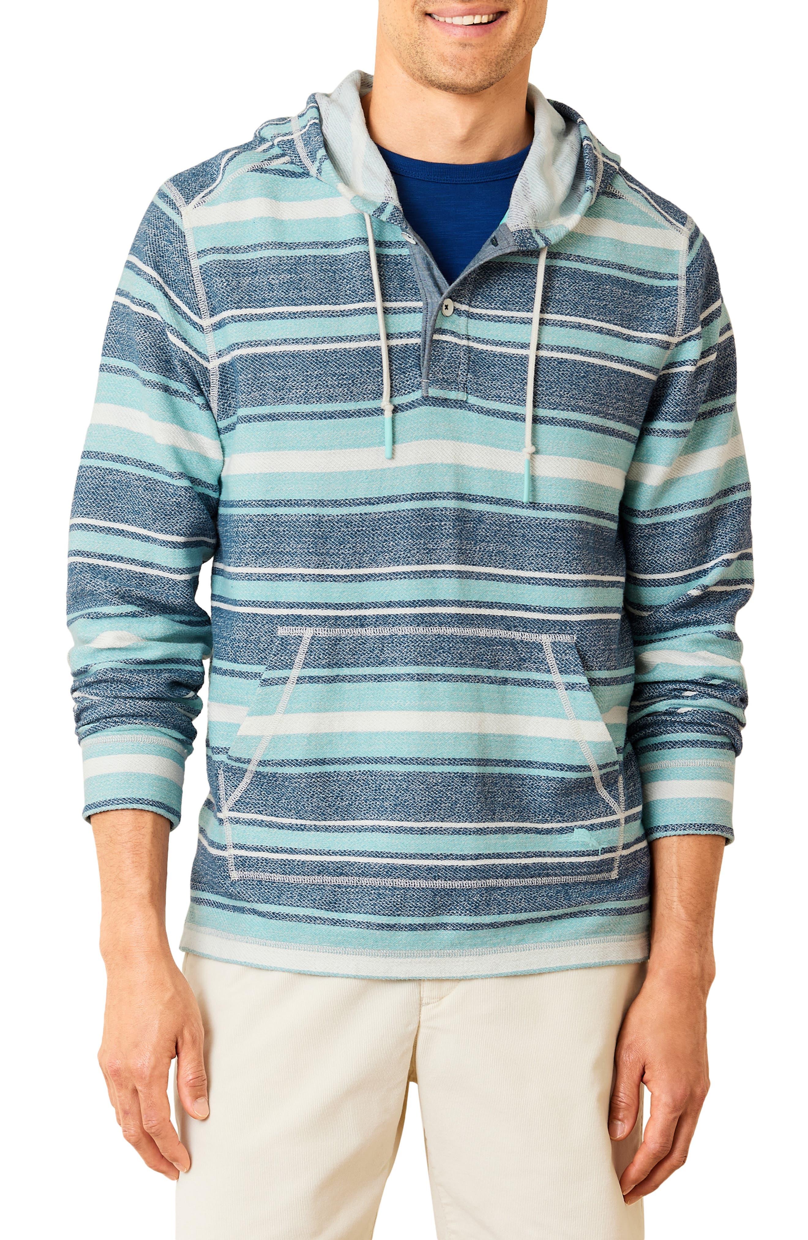 Tommy Bahama Horizon Baja Cotton Hoodie in Blue for Men Lyst