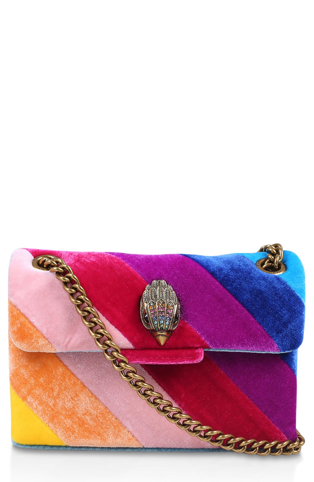 kurt geiger rainbow rhinestone bag