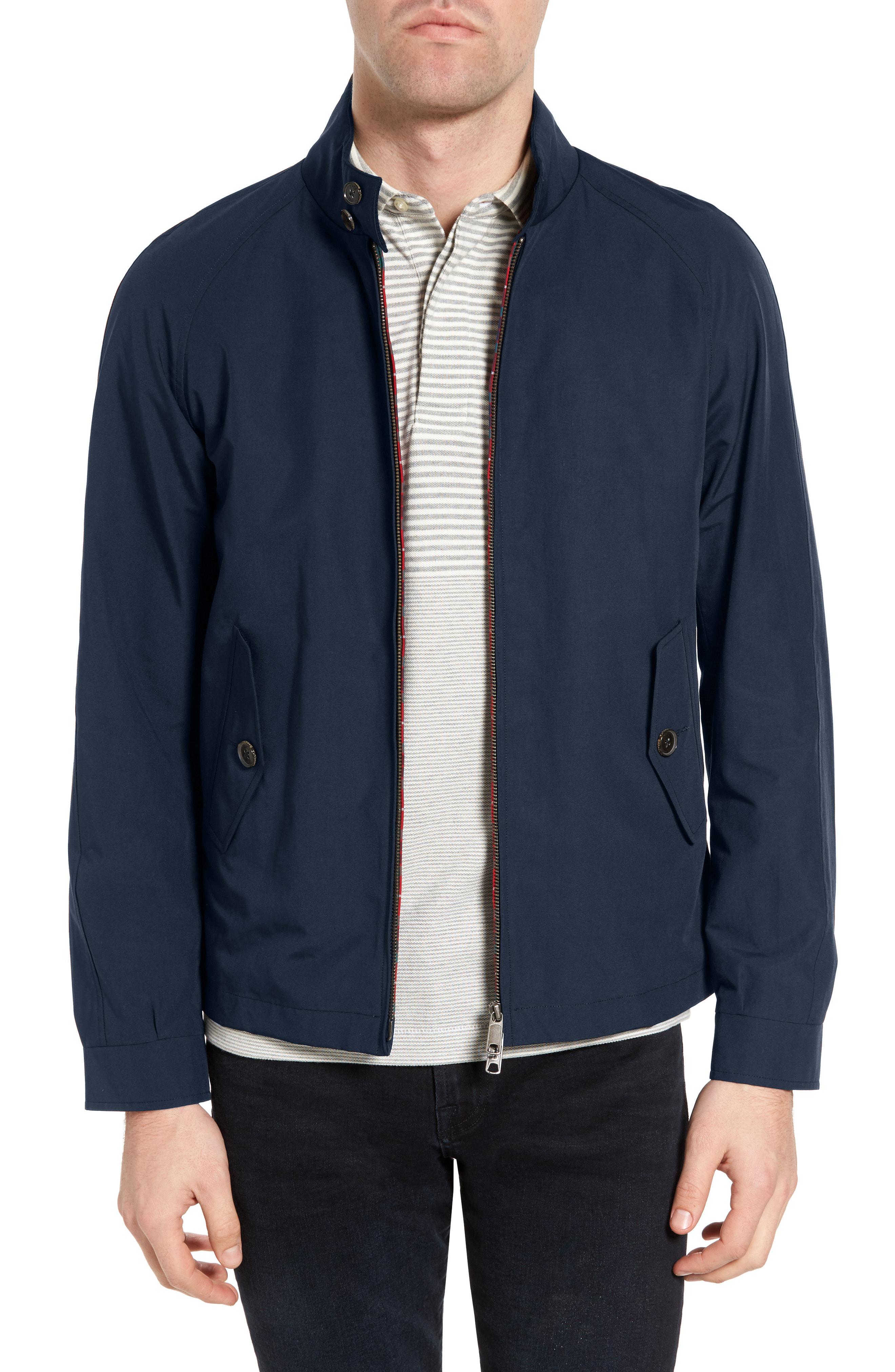 Baracuta Cotton G9 Water Resistant Harrington Jacket in Navy (Blue) for ...