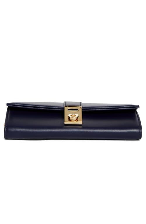 Ferragamo Hug Leather Wallet On A Chain in Blue Lyst