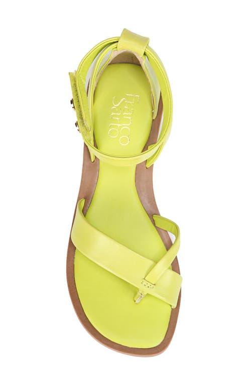 Franco Sarto Parker Sandal in Yellow Lyst