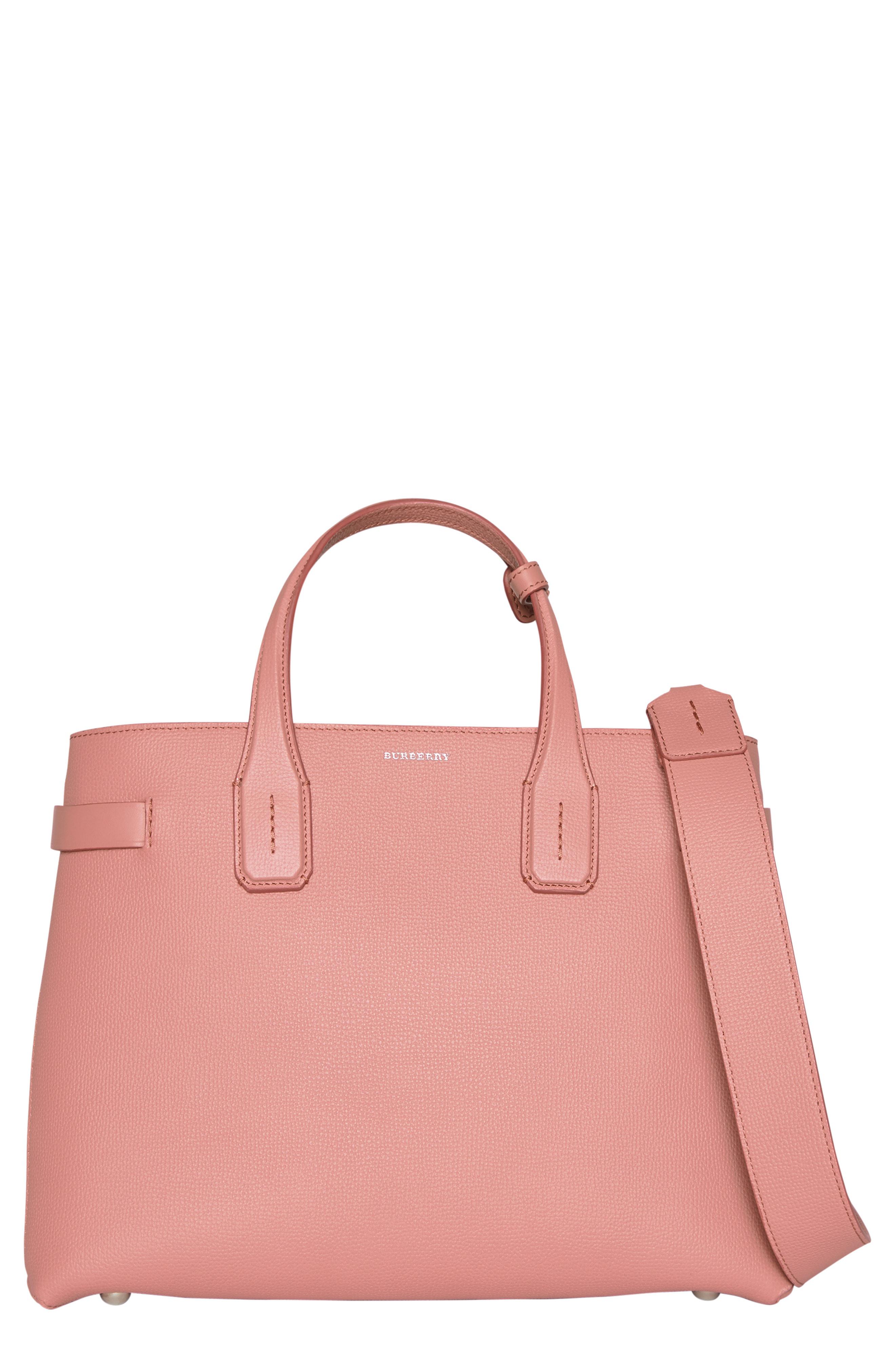 burberry medium banner leather tote