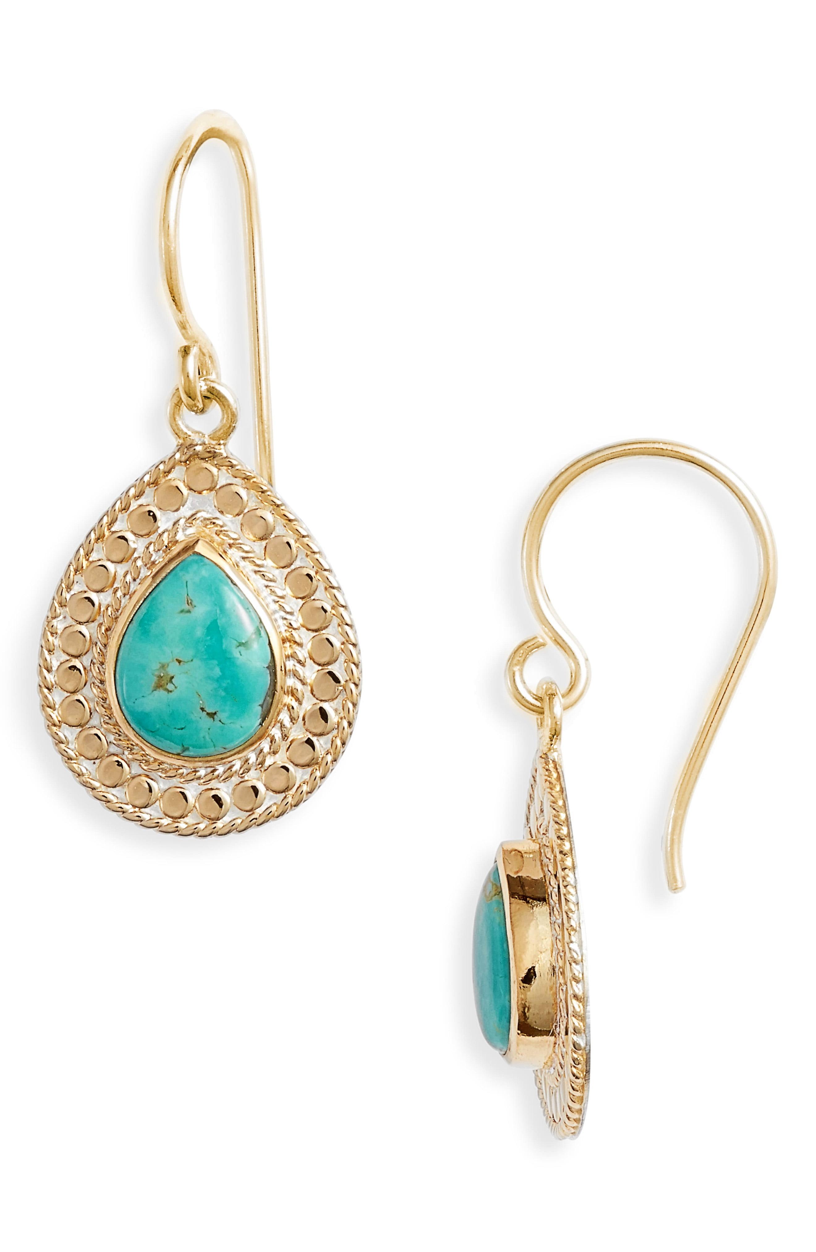 Anna Beck Turquoise Teardrop Earrings (nordstrom Exclusive) - Lyst