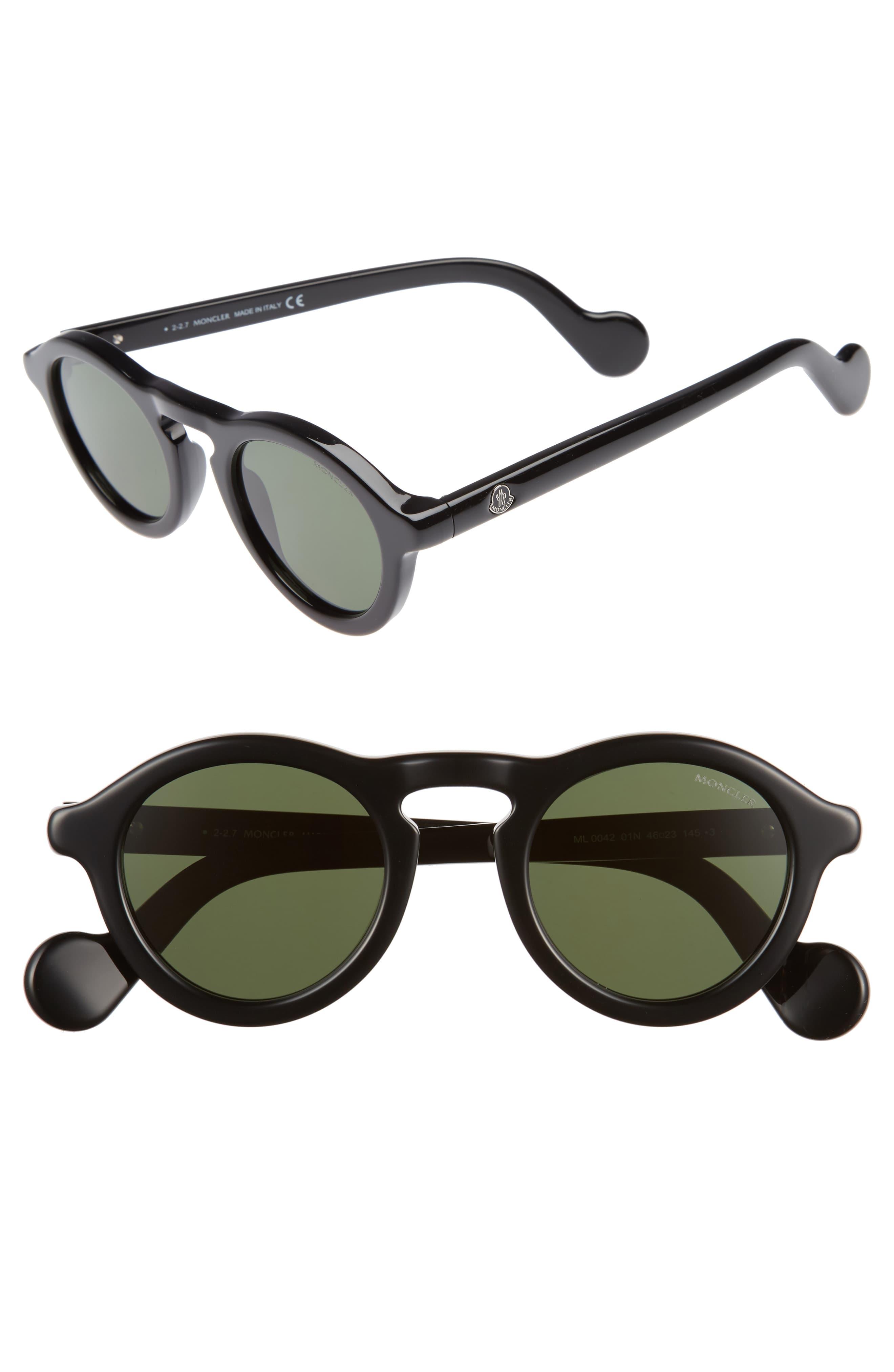 Moncler 46mm Round Sunglasses - Lyst
