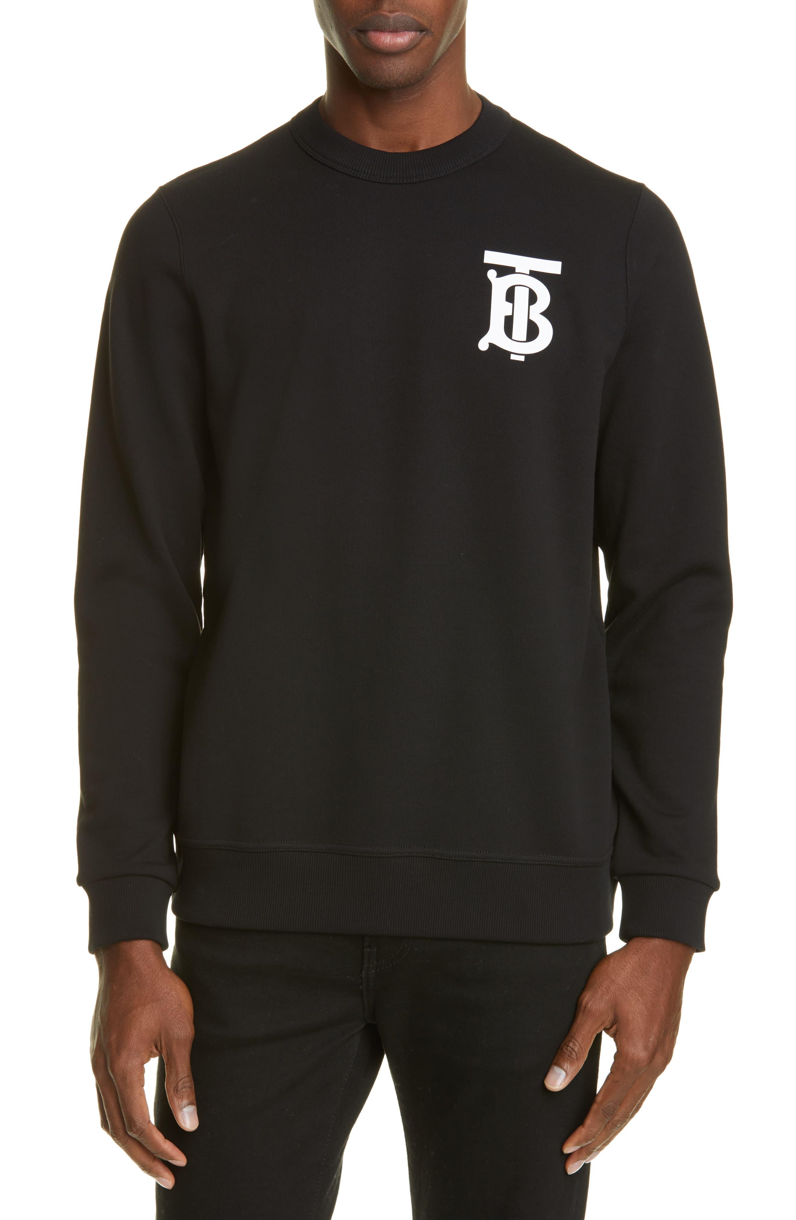 burberry sweatshirt black
