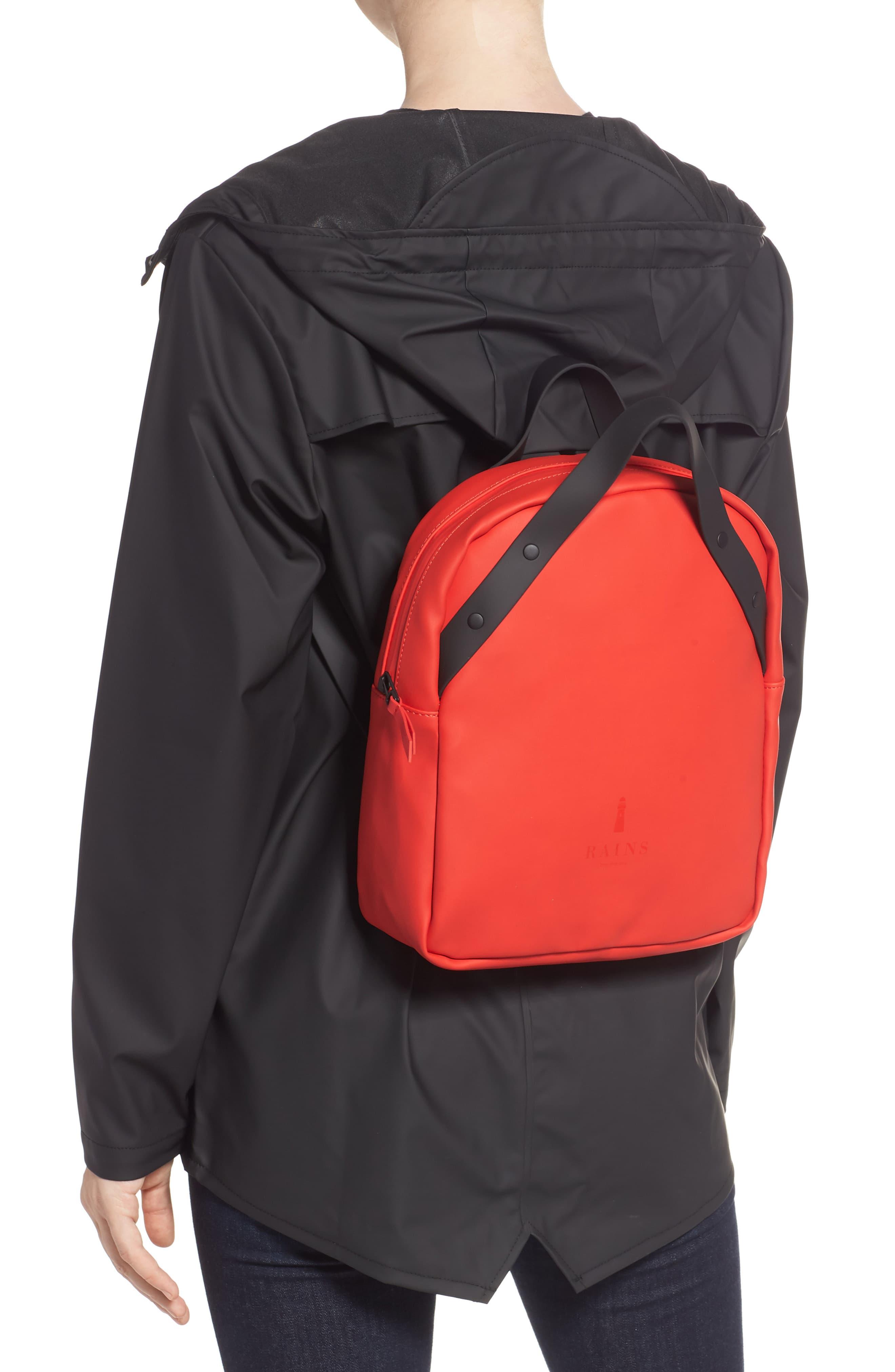 Rains backpack online red