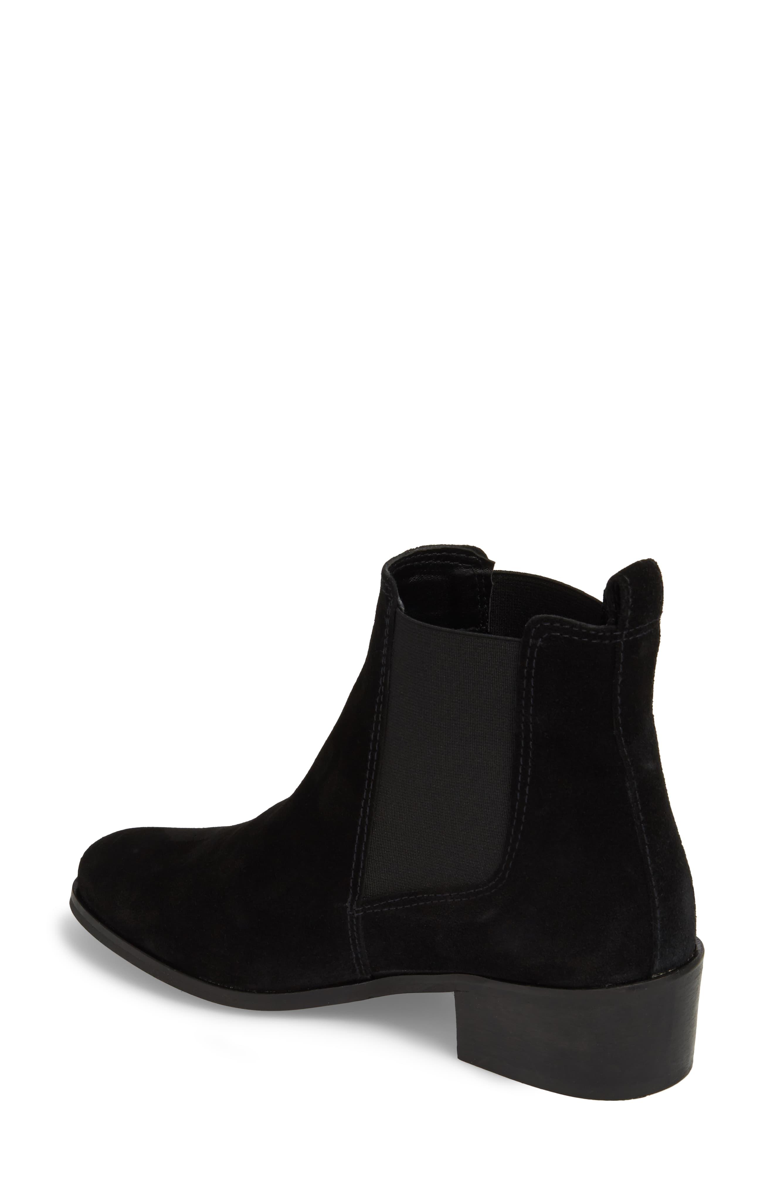 steve madden black suede booties