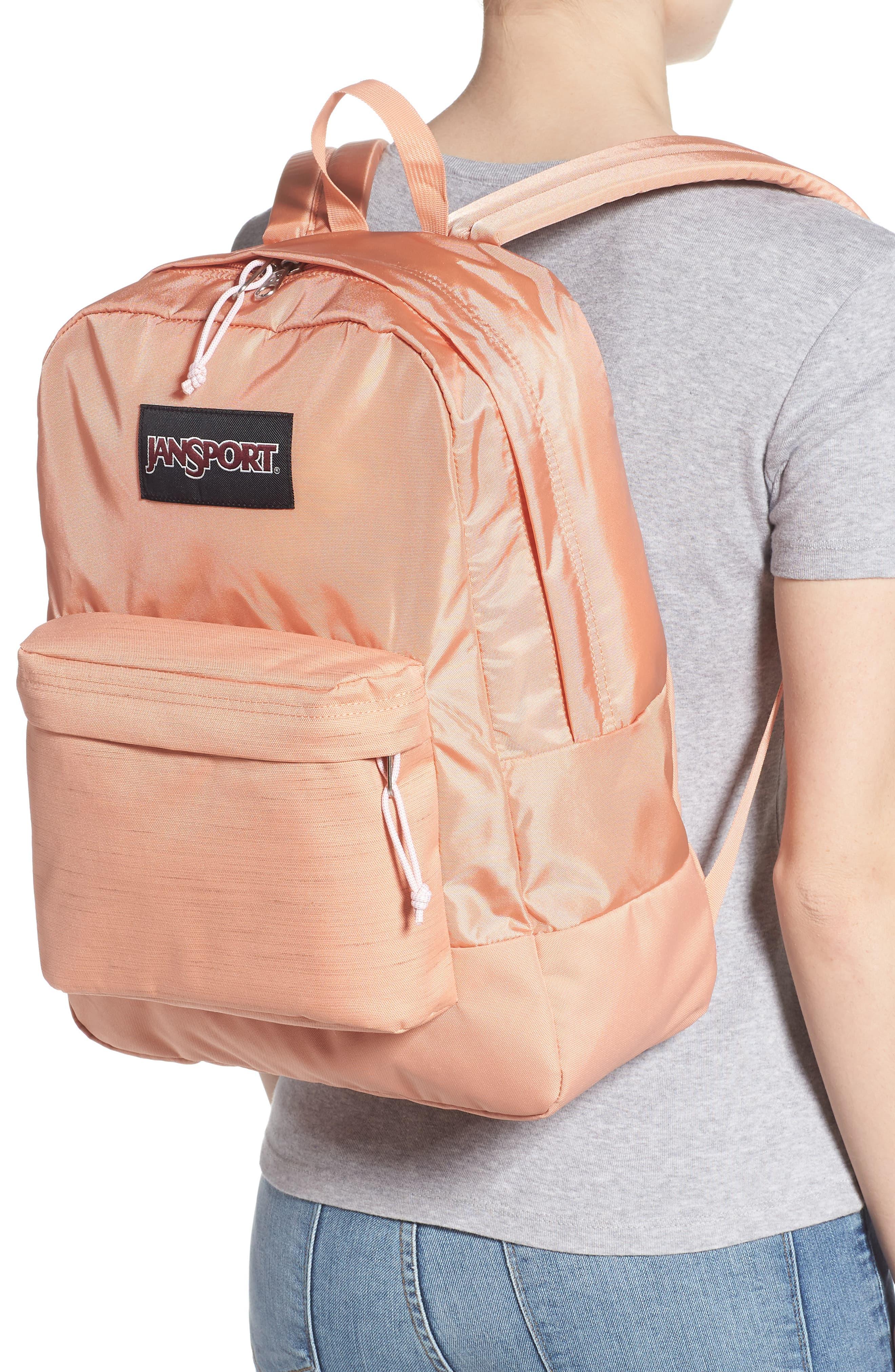 muted clay jansport backpack