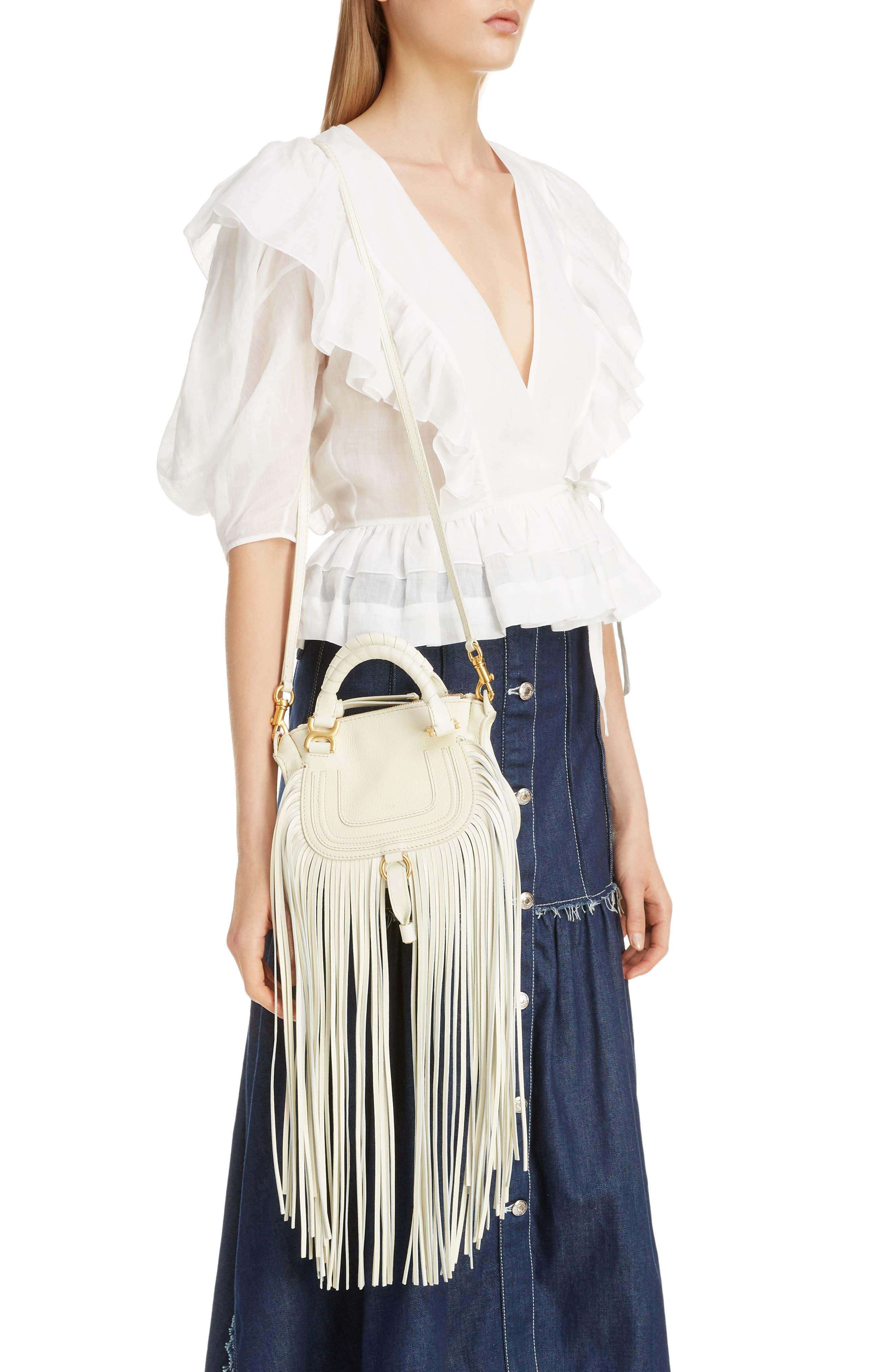 chloe fringe bag