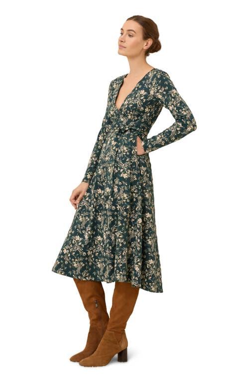 pact wrap dress Paisley Frill Sleeve Mini Disturbia style short sleeves offer just the right amount of coverage Pact | Dresses | Pact