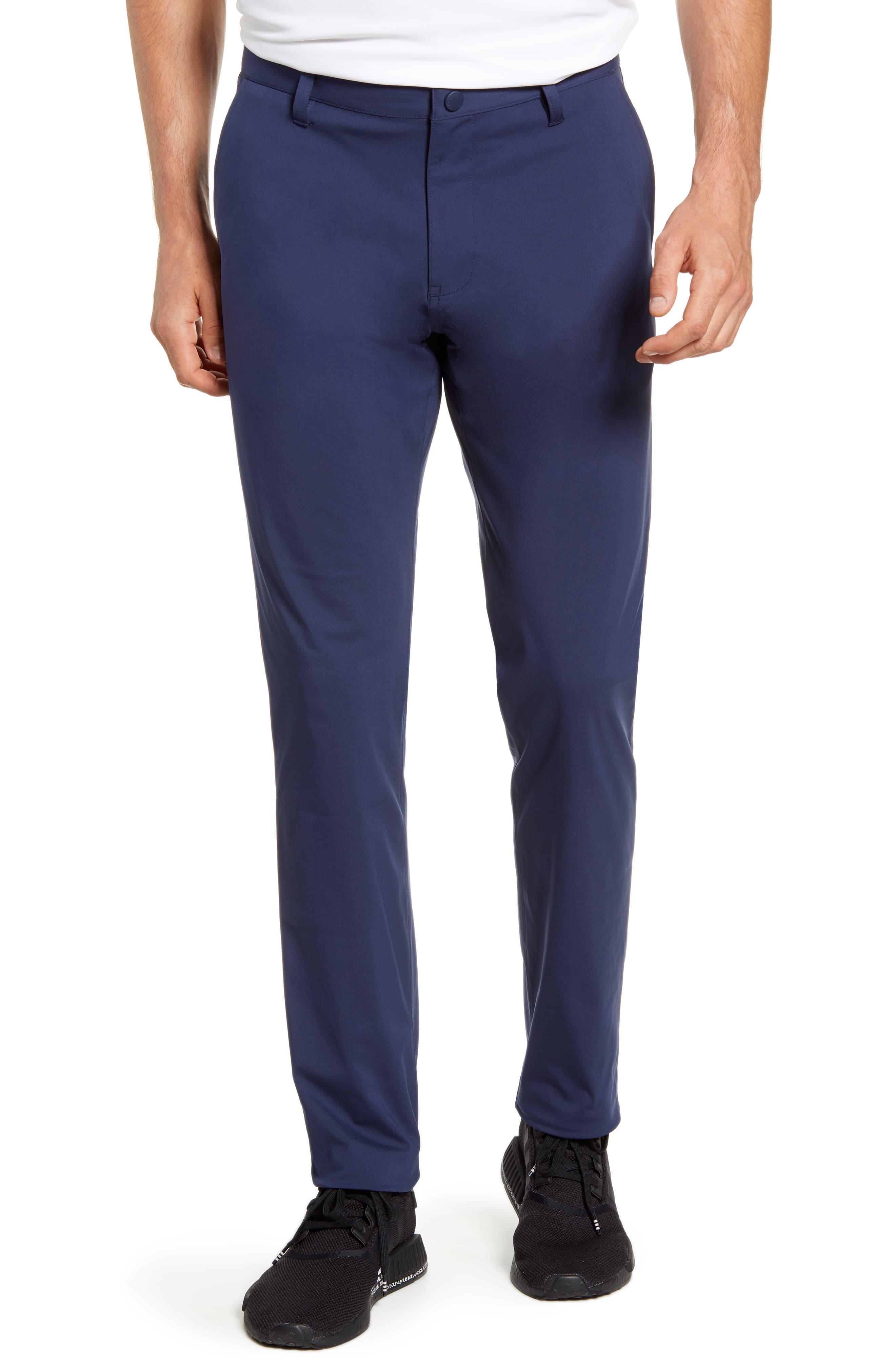 Rhone Commuter Slim Fit Pants in Navy (Blue) for Men - Lyst