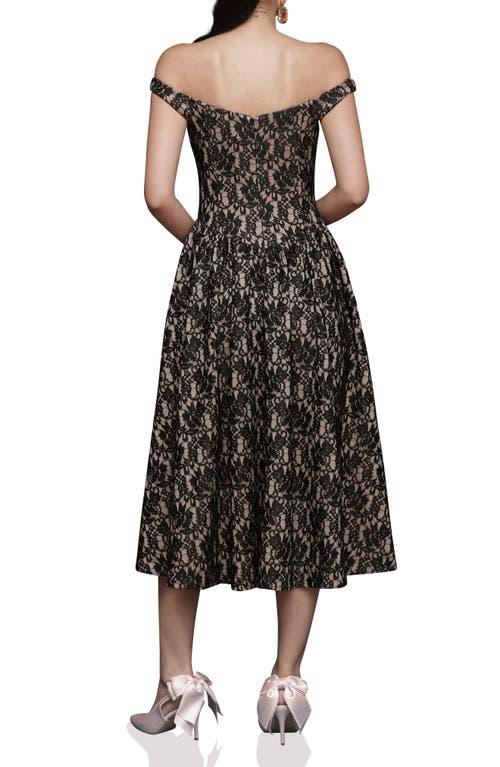 slim fit dress slacks Avec Les Filles Fit & Flare Dress, 0 / Blue