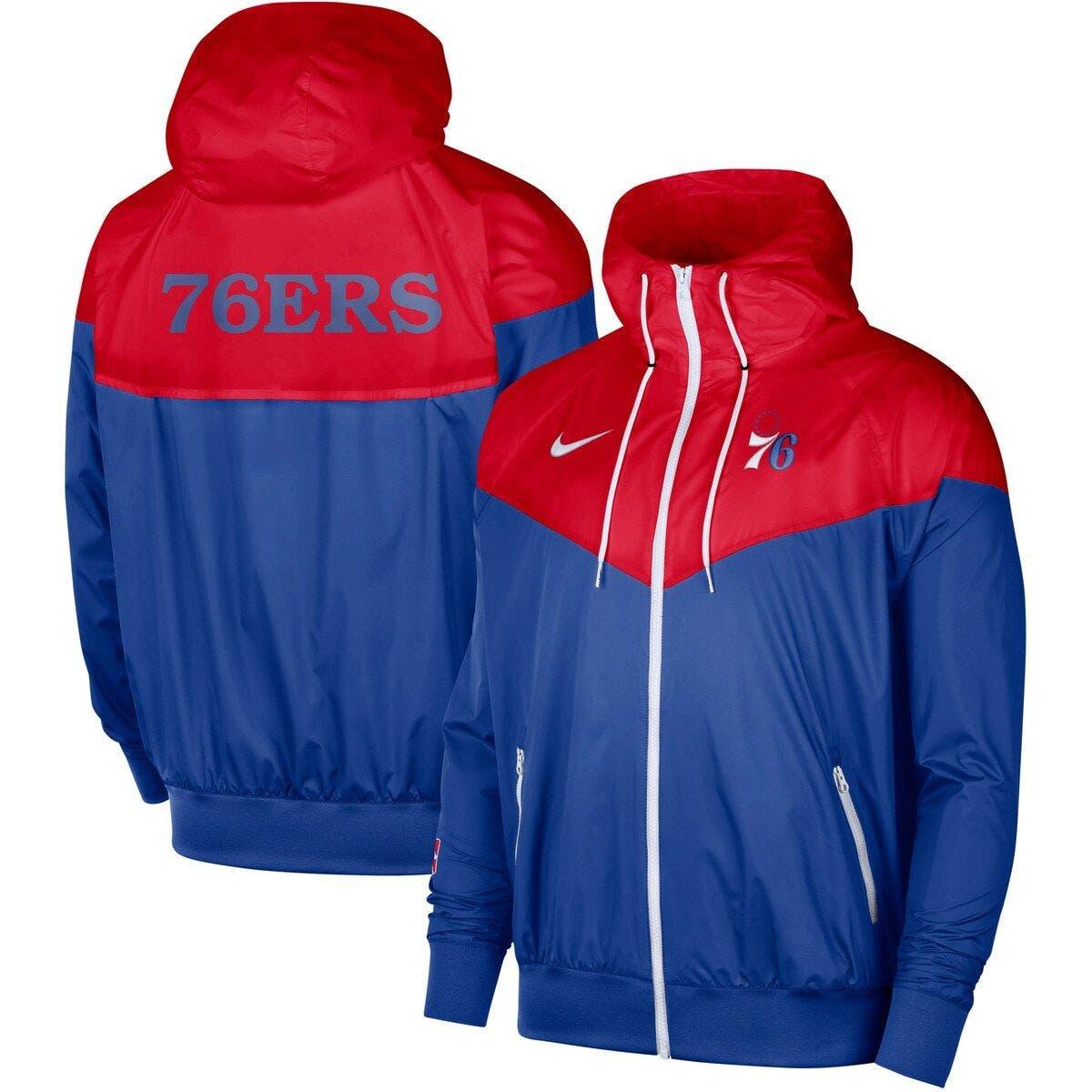 76ers nike jacket