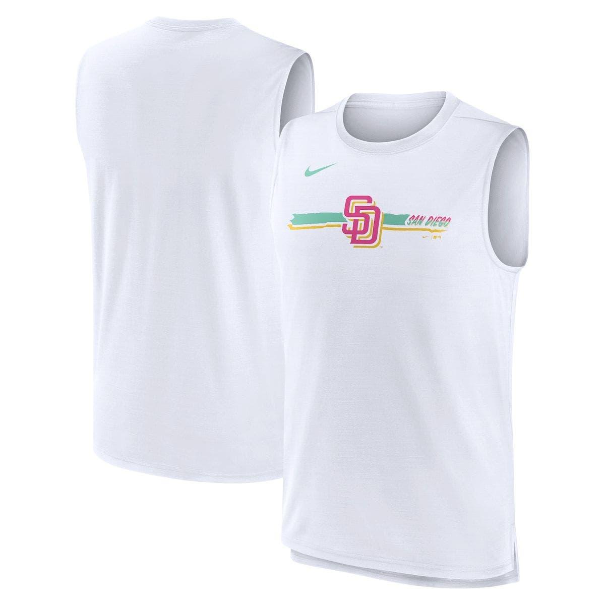 Nike San Diego Padres City Connect Muscle Tank Top At Nordstrom in White  for Men