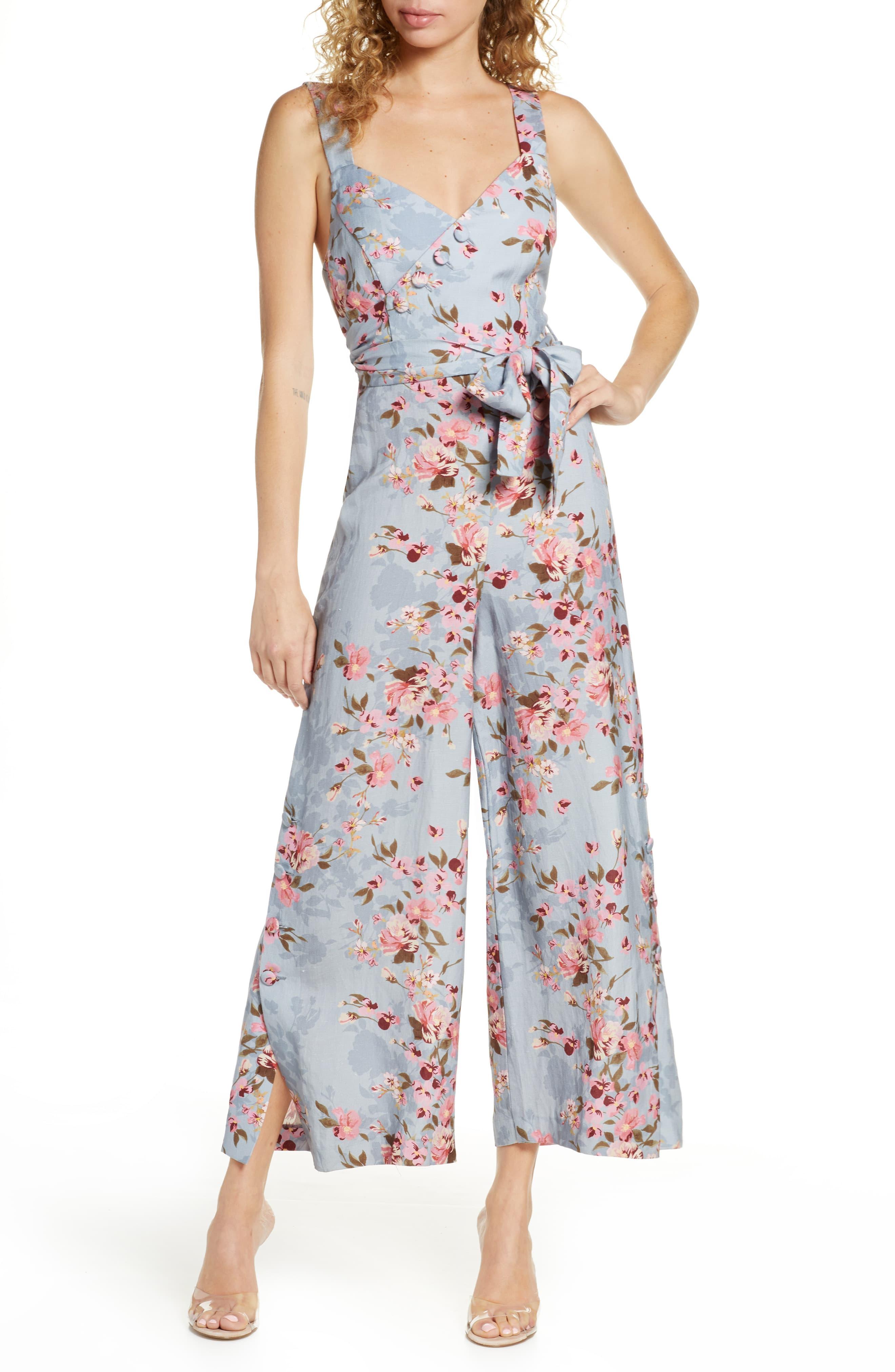 forever new floral jumpsuit