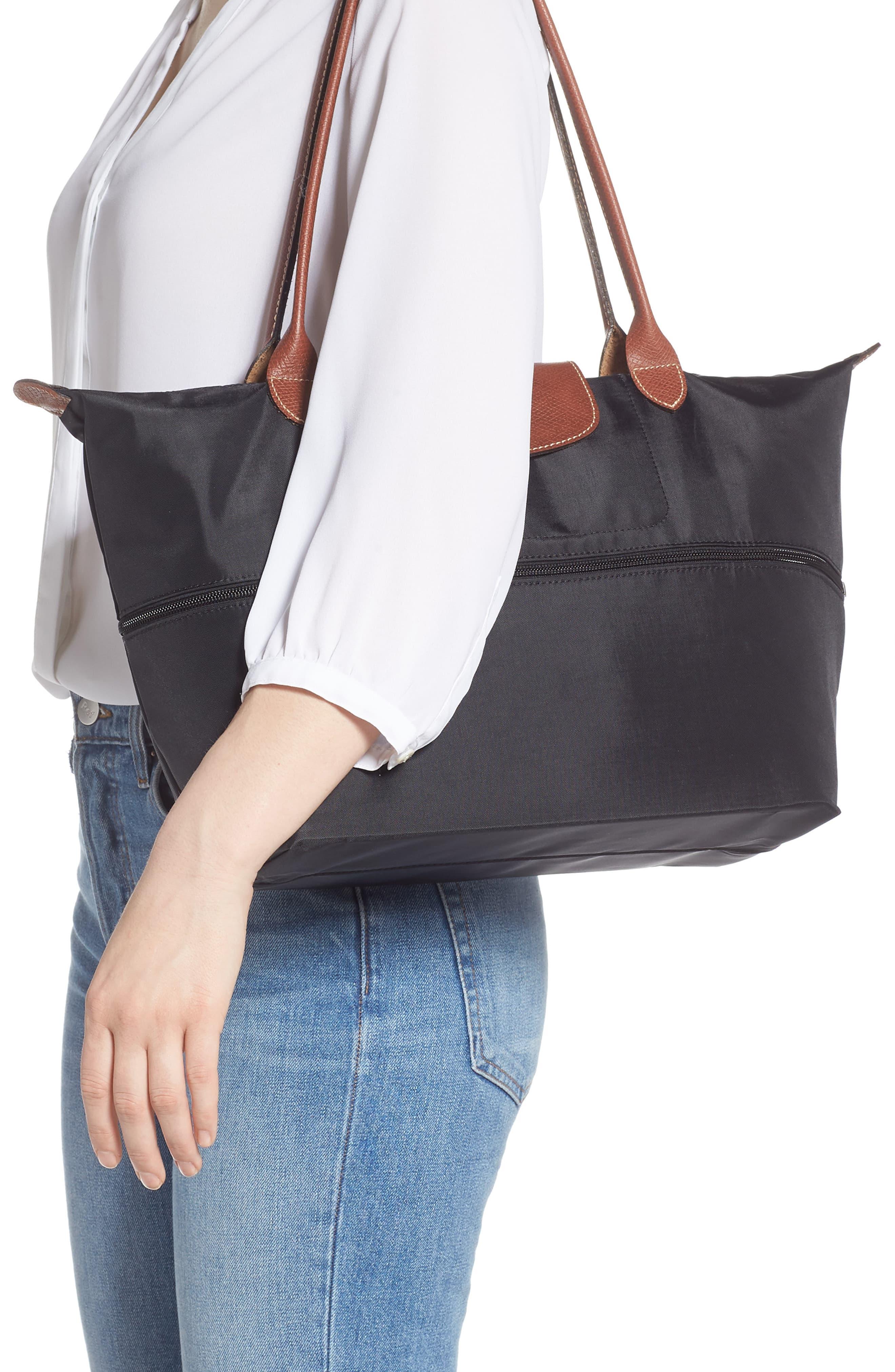 longchamp bag expandable tote