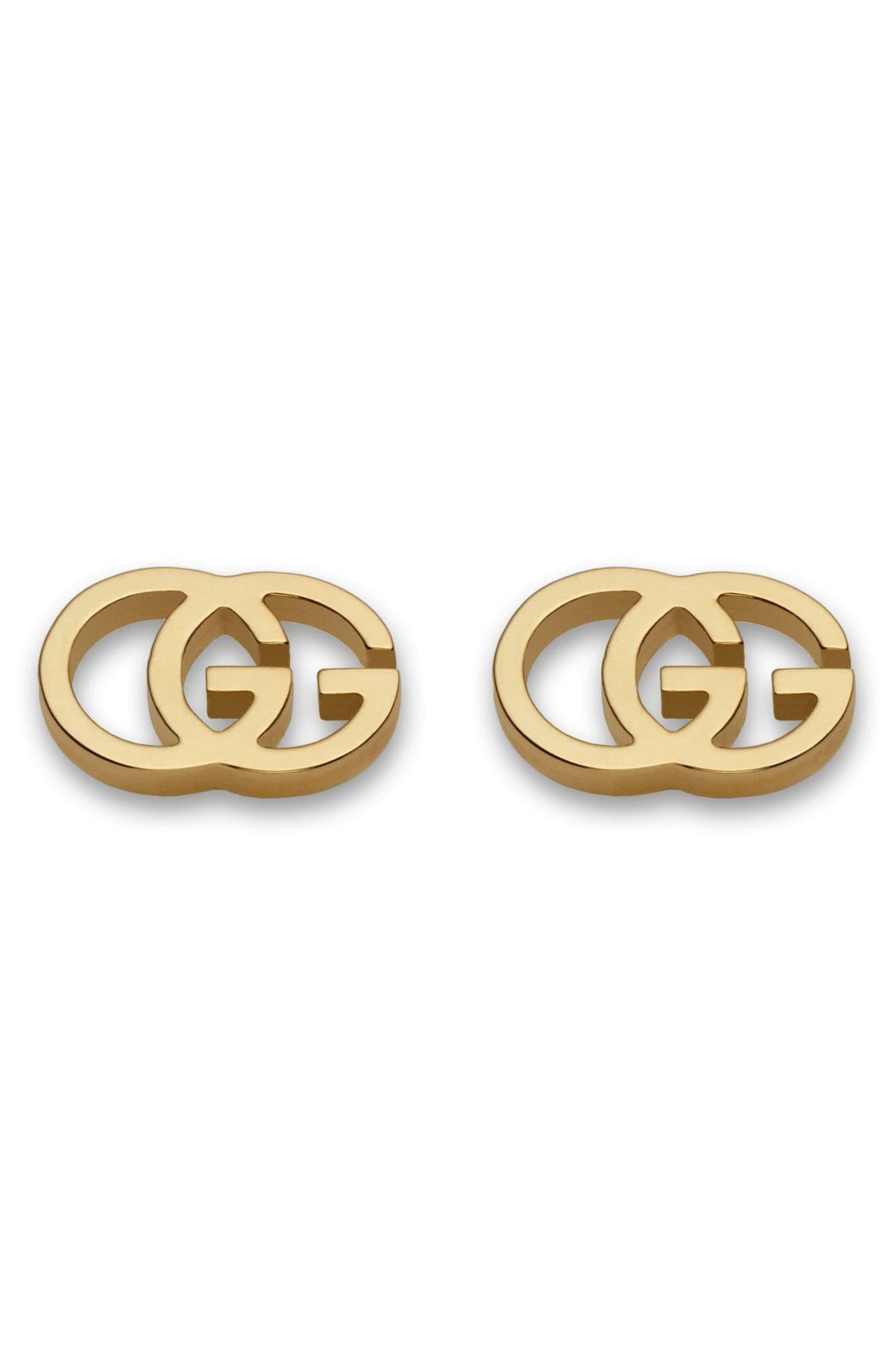Gucci Double-g Stud Earrings in Gold (Metallic) - Save 14% - Lyst