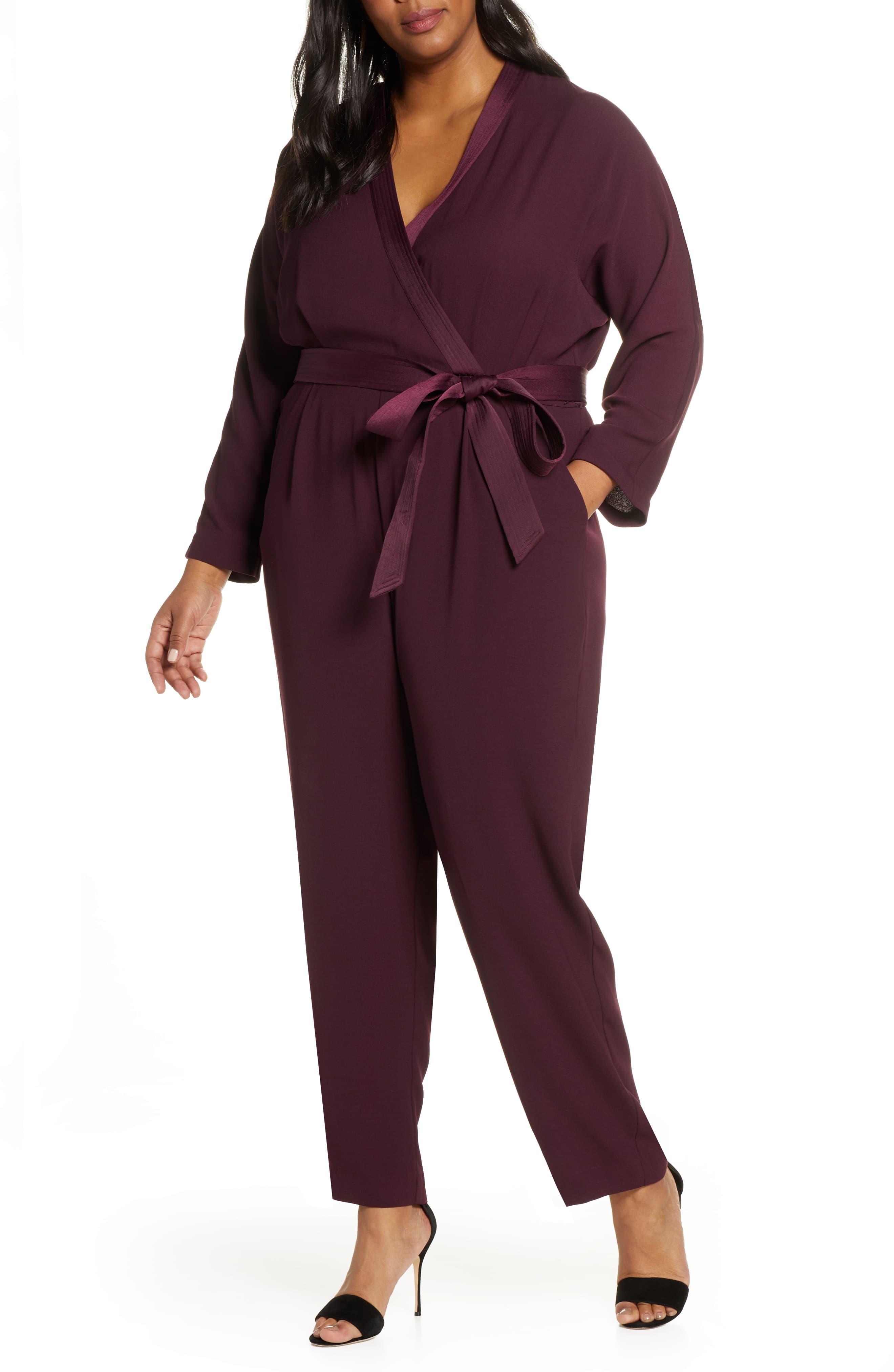 eliza j tuxedo jumpsuit