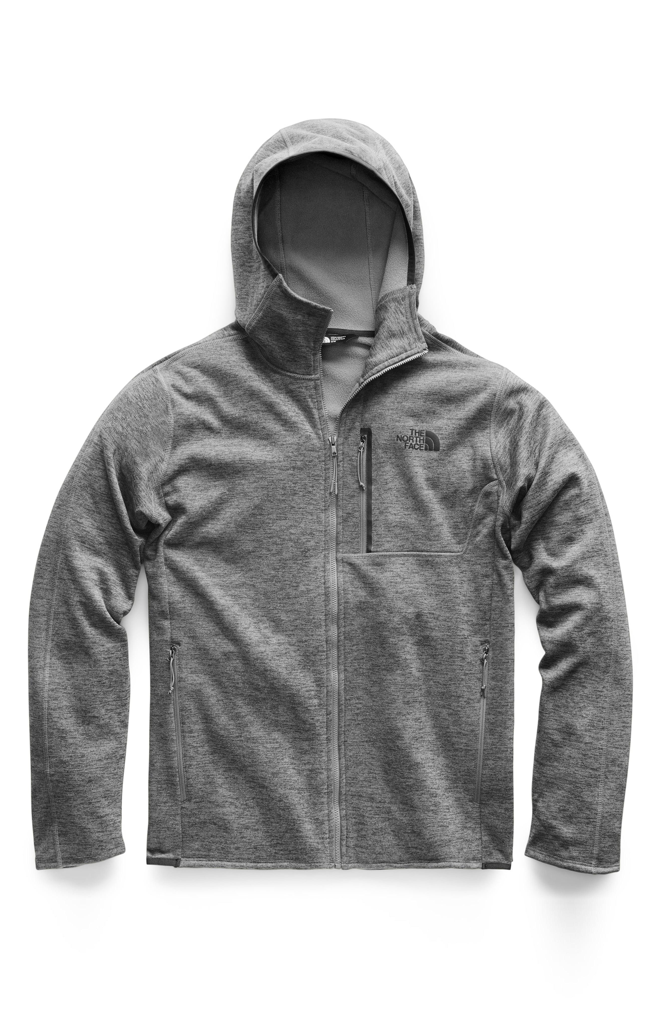 The North Face Fleece Canyonlands Hooded Jacket in Gray for Men - Lyst