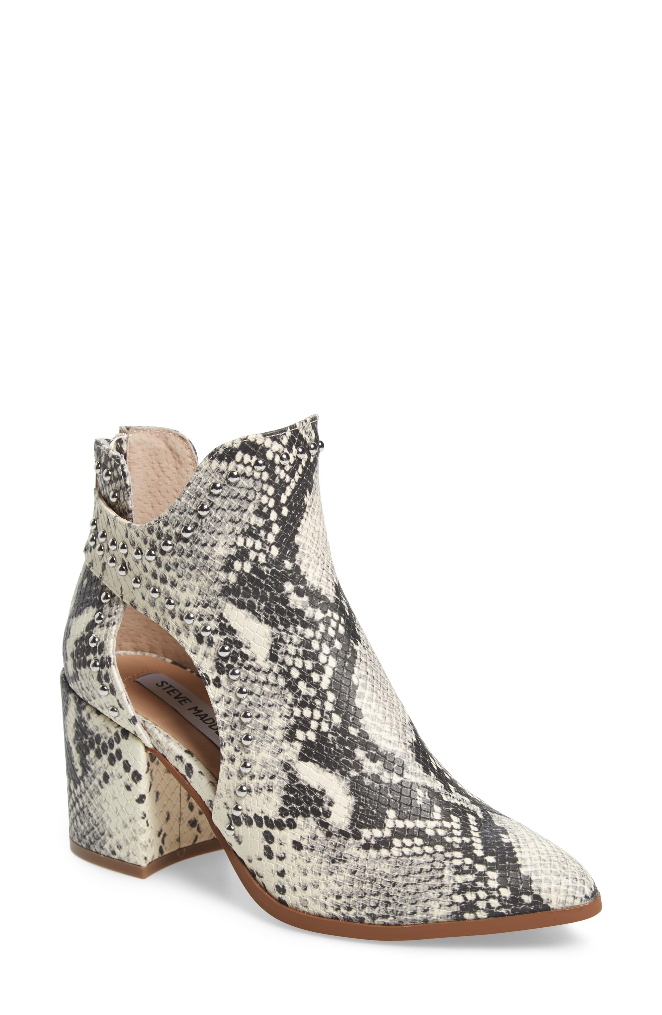 cut out booties steve madden