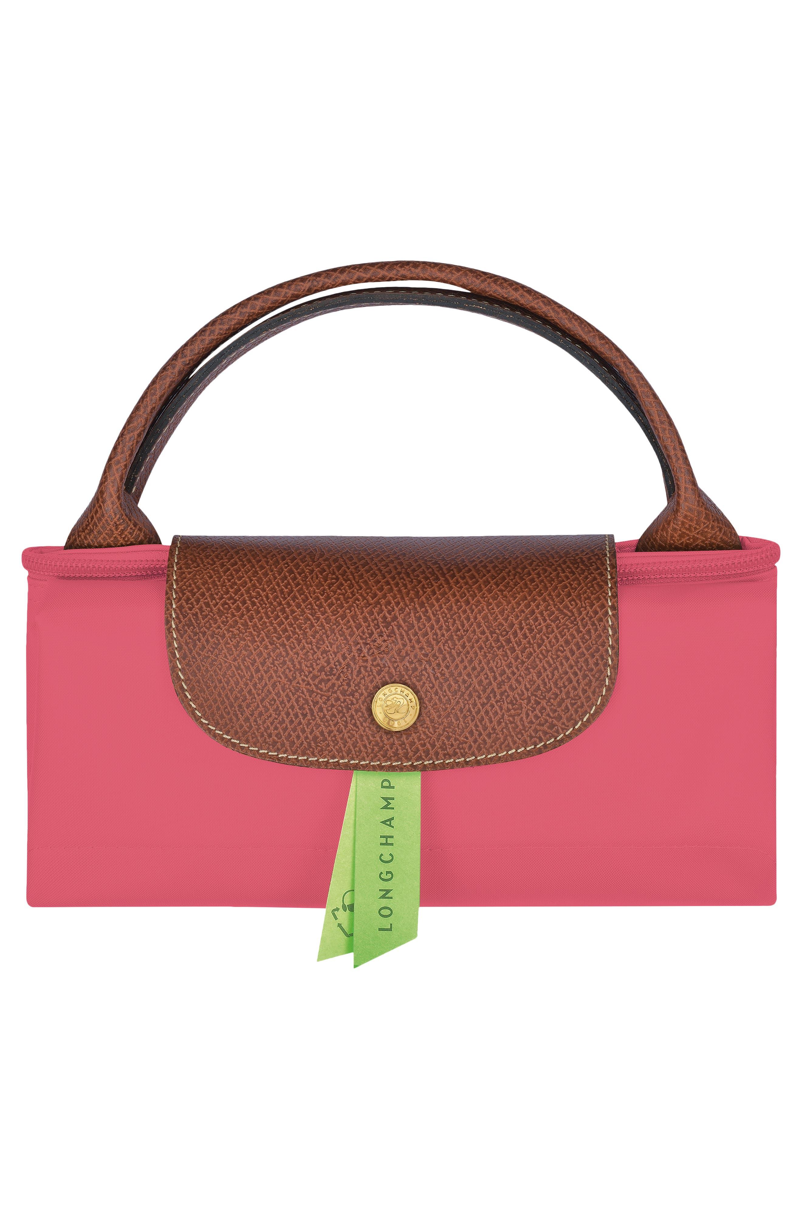 Longchamp Le Pliage Green S Travel bag Pink - Recycled canvas