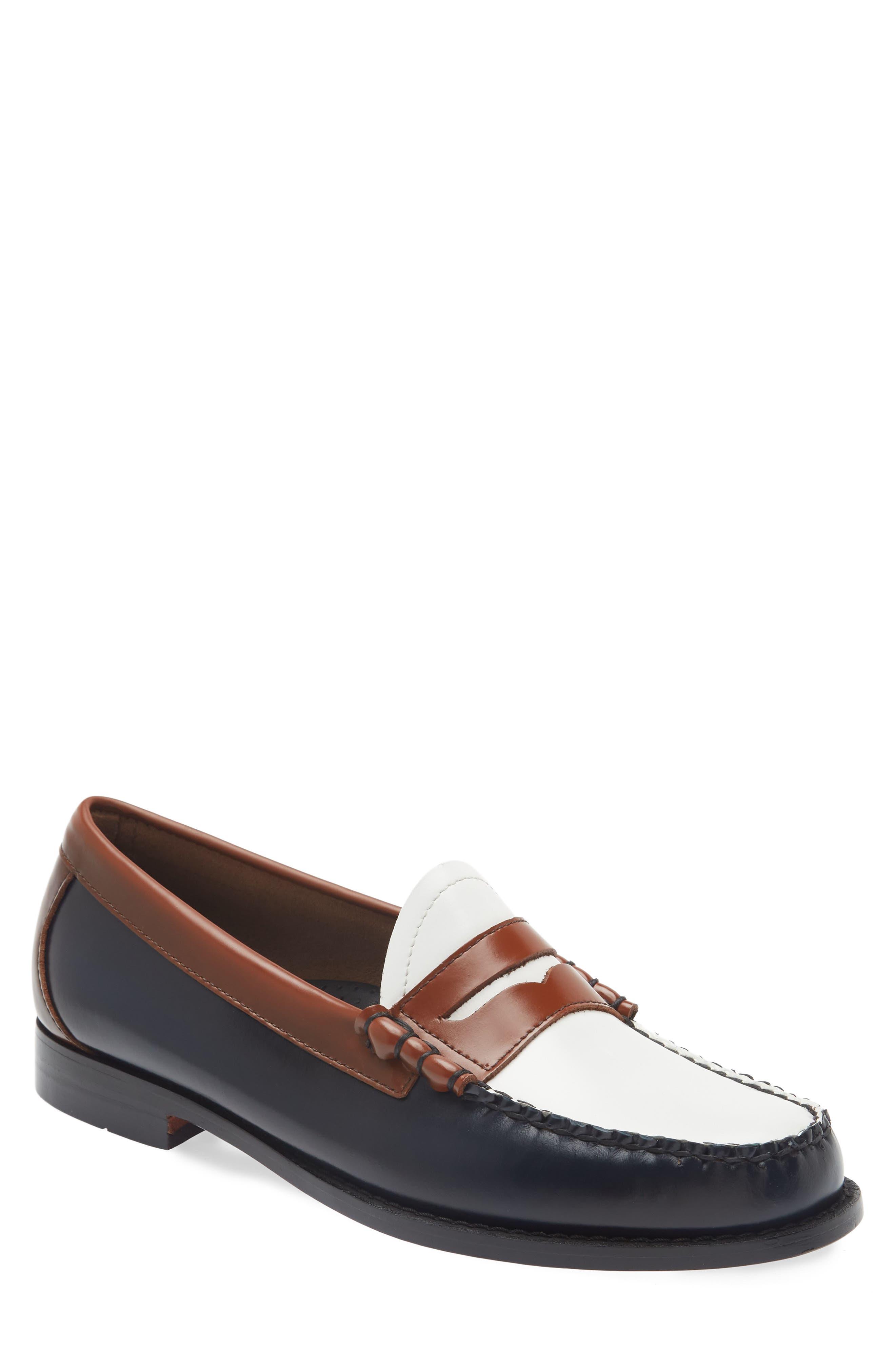 G.H. Bass & Co. Larson Tricolor Penny Loafer in Brown for Men Lyst