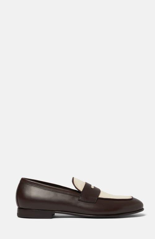 フラットシューズ SCAROSSO SS23 Viviana Crema (VIVIANABALLCRECALF) Melody Square-toe Chunky Running Heels in Cream Ivory | VIVAIA