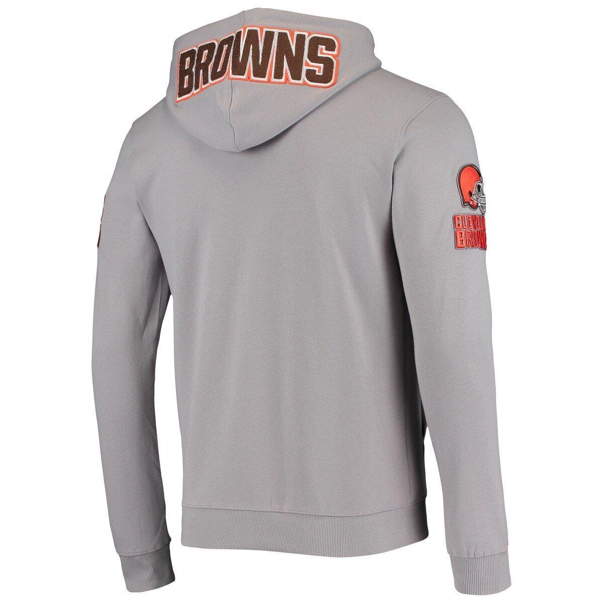 Cleveland Browns Pro Standard Logo Pullover Hoodie - Brown