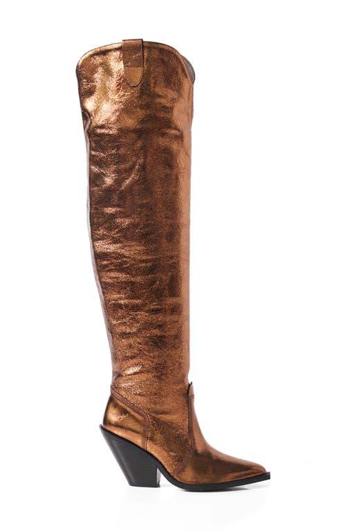 Free People Triple Crown Knee High Boot in Brown Lyst