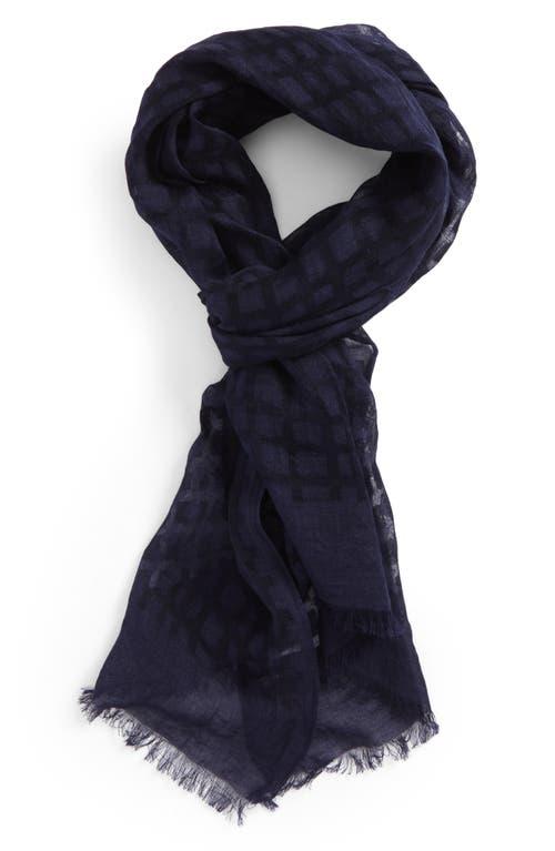 yohjiyamamoto Y's ストール　ワイズ Y's YOHJI YAMAMOTO (ワイズ ヨウジヤマモト) 擬紗コンビ2枚はぎ