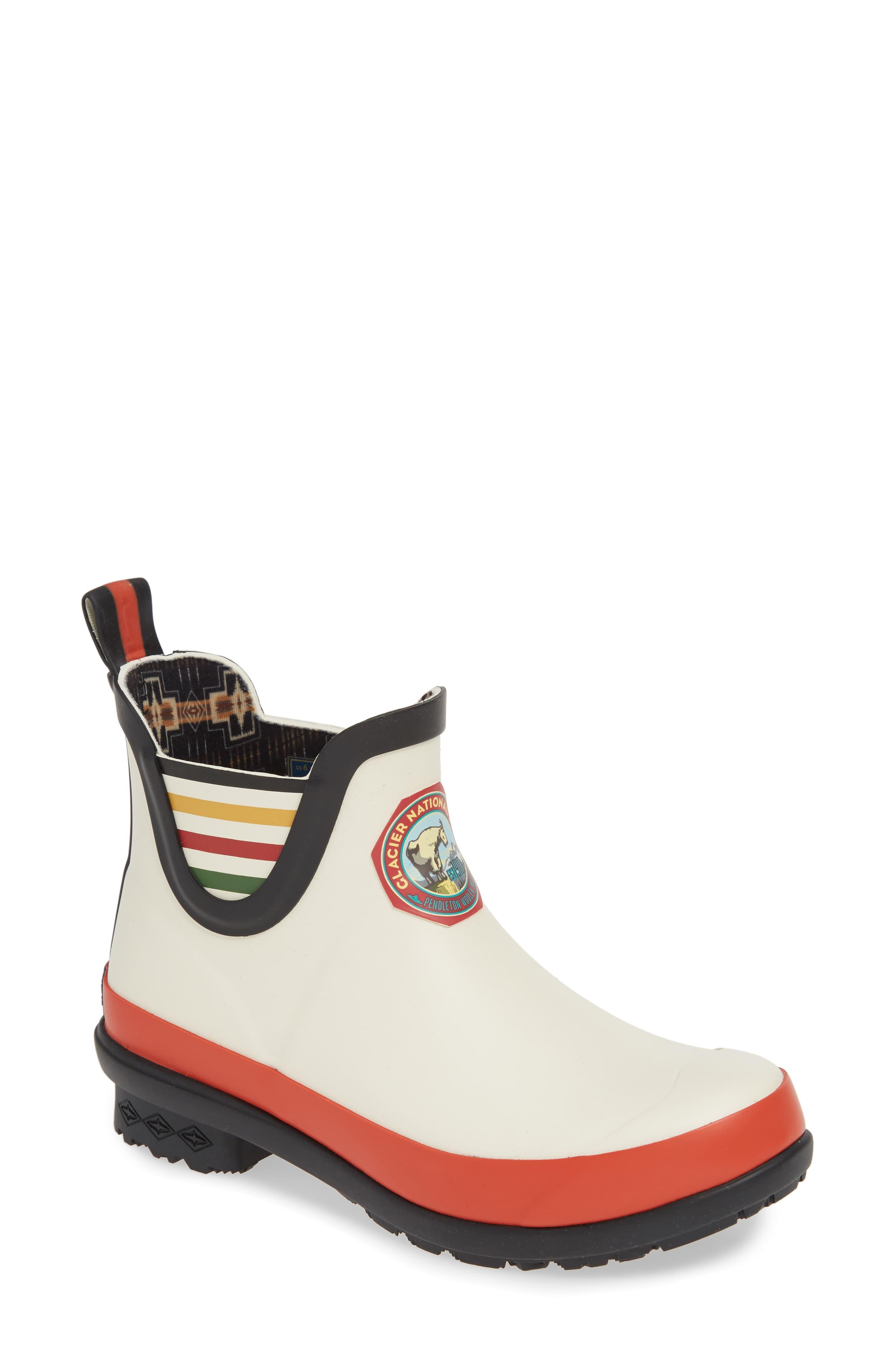 Pendleton Wool Glacier National Park Chelsea Rain Boot in White - Lyst