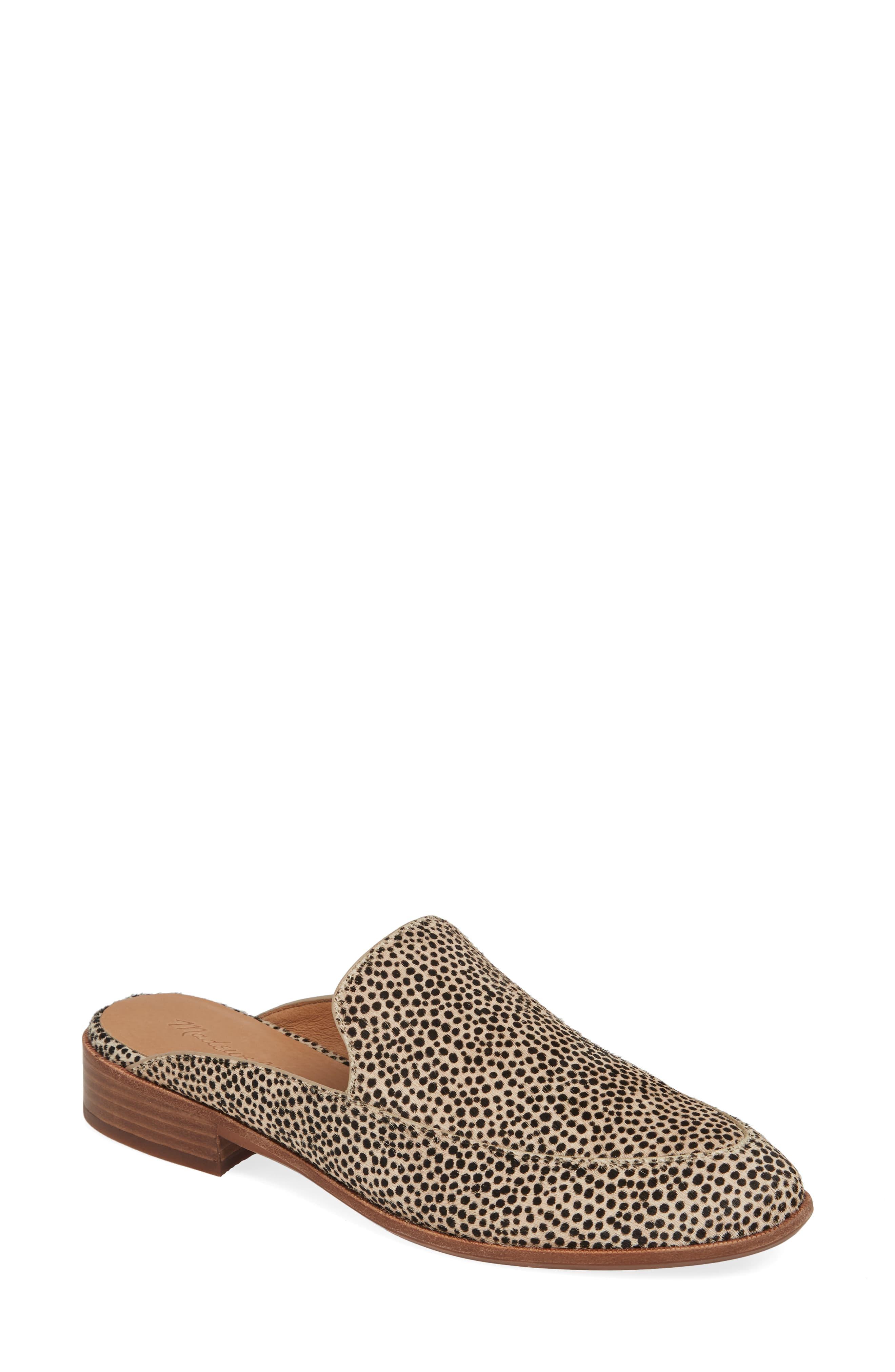 madewell frances mule calf hair