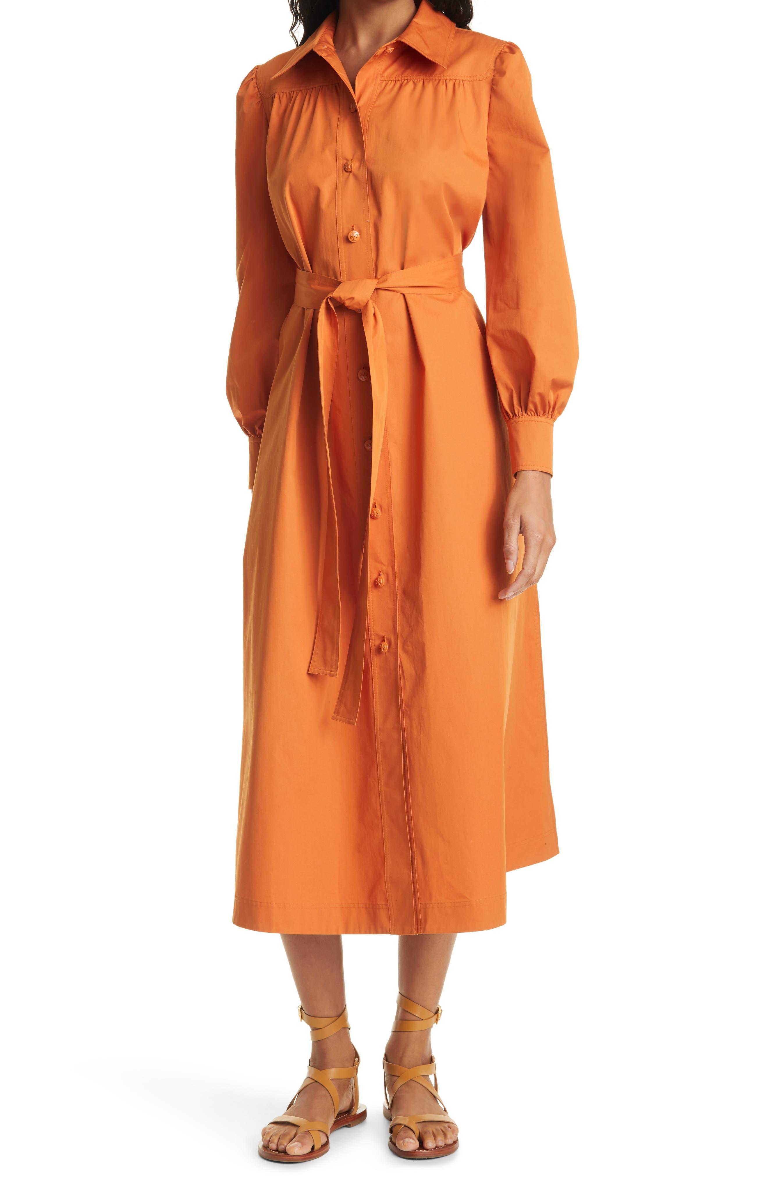 Tory Burch Artist Dress in Orange | Lyst